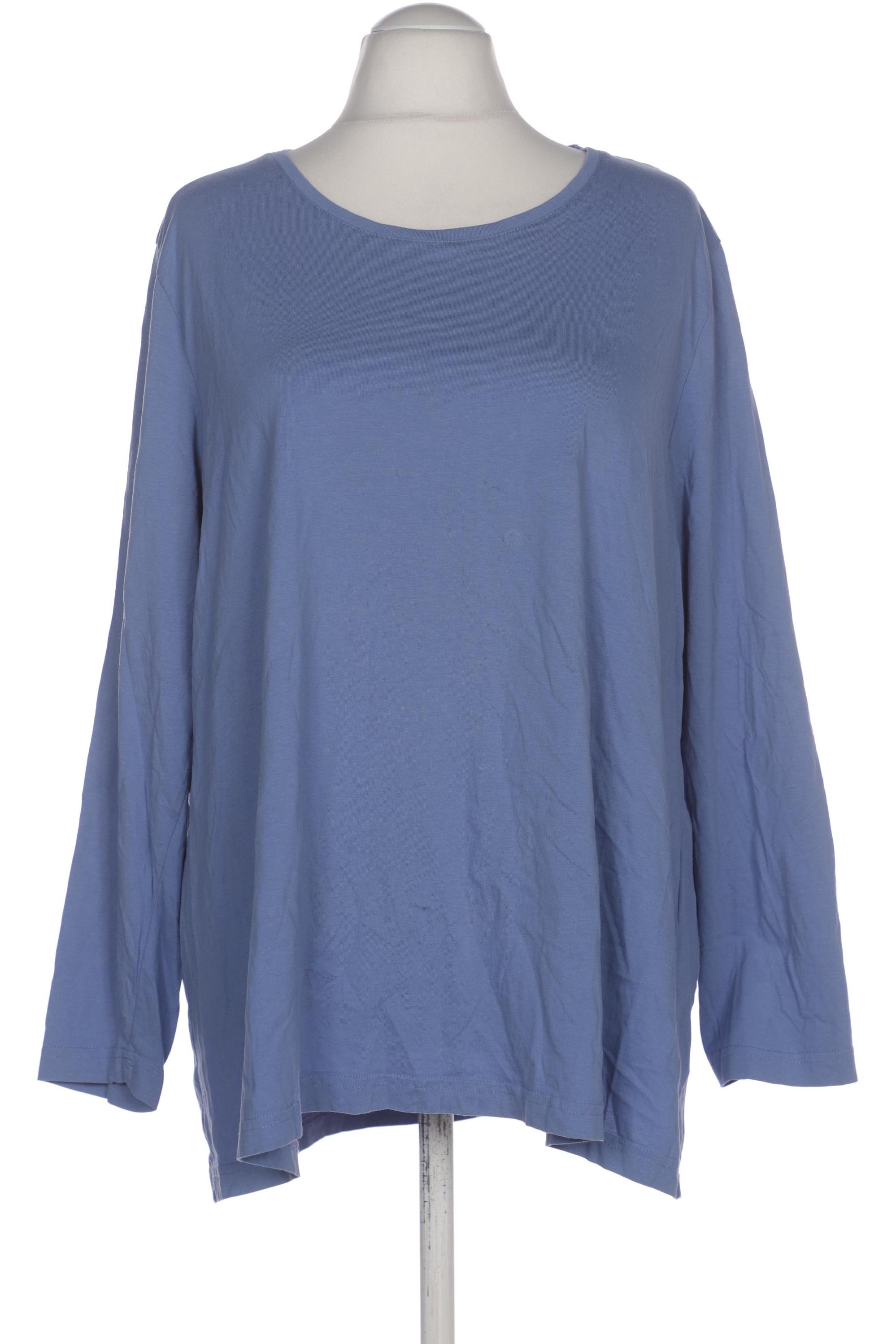 

Ulla Popken Damen Langarmshirt, blau, Gr. 54