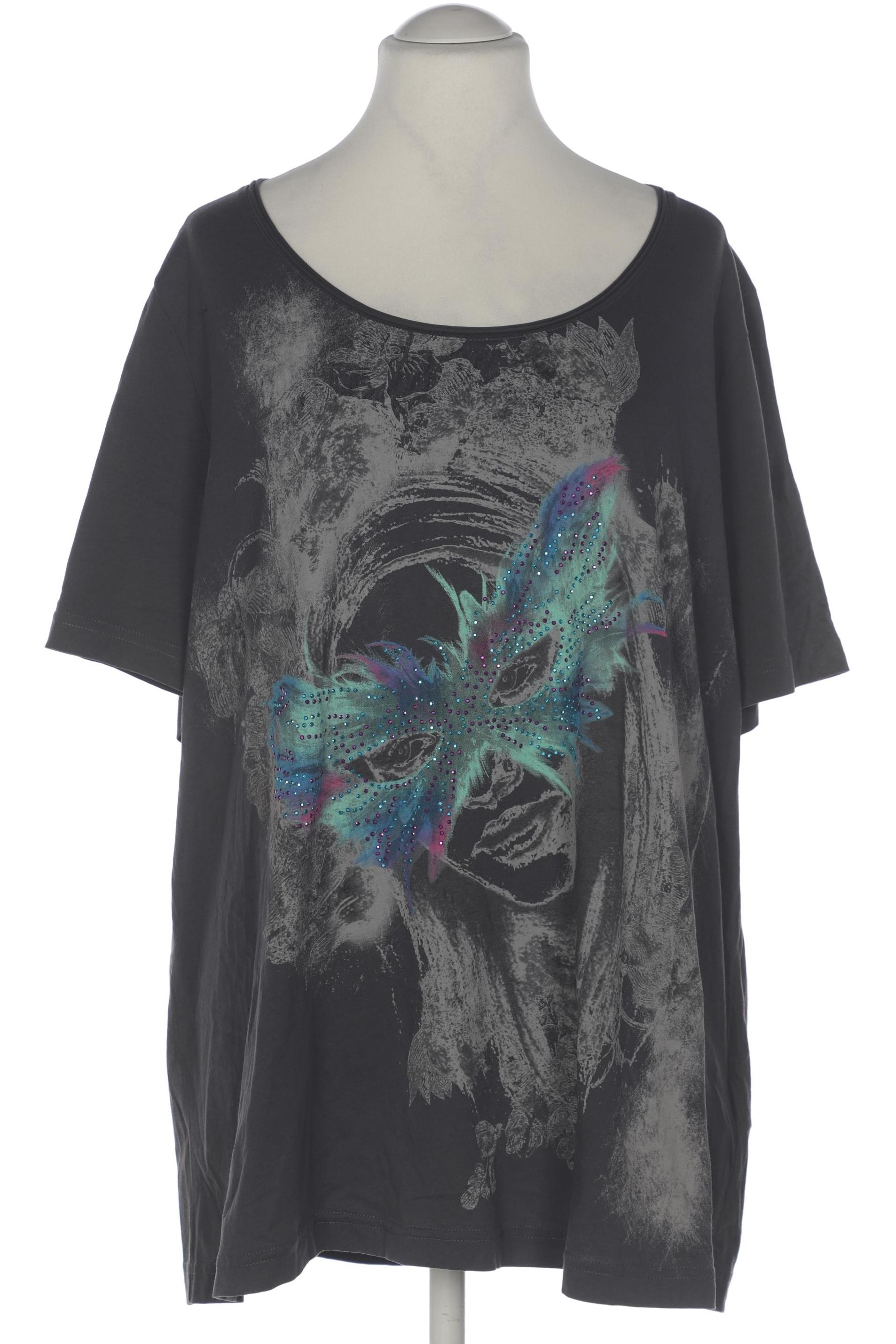 

Ulla Popken Damen T-Shirt, grau, Gr. 54