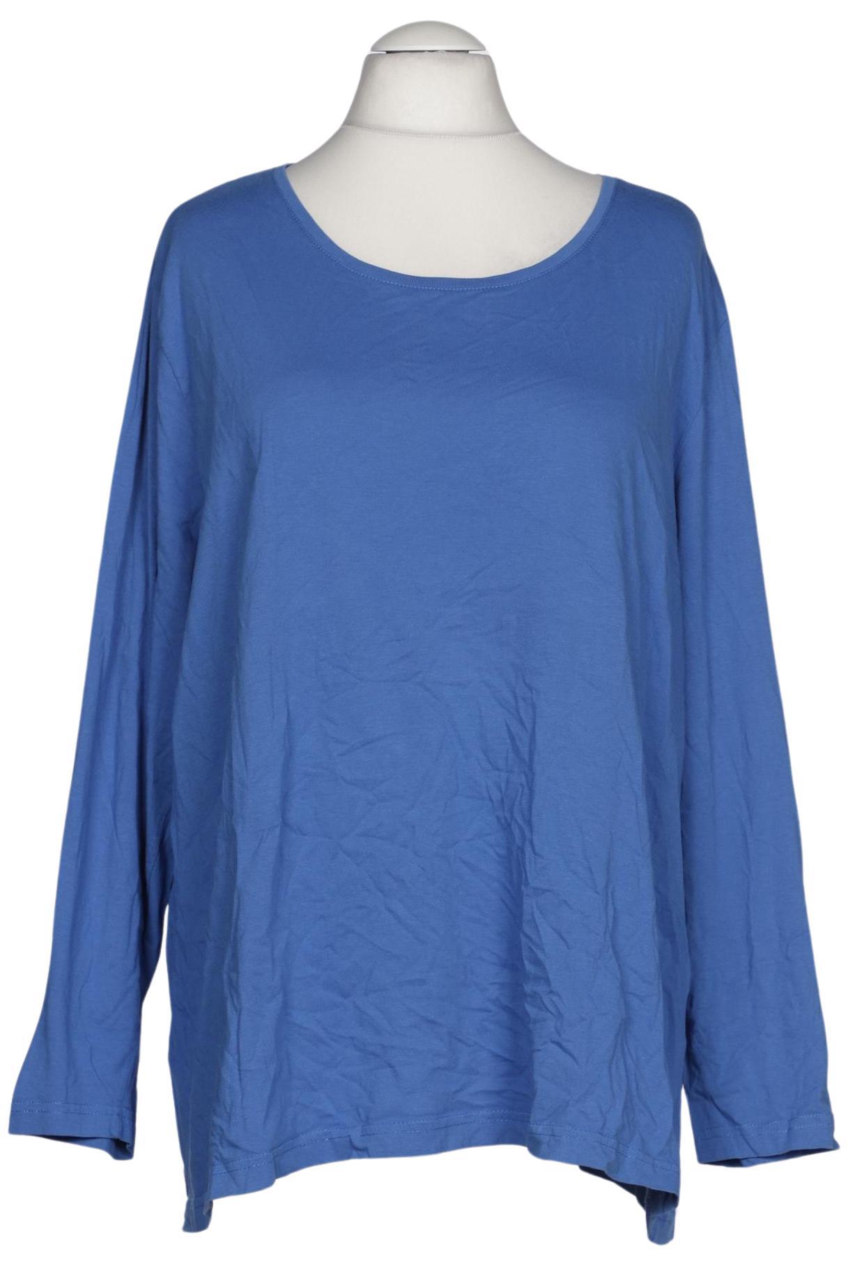 

Ulla Popken Damen Langarmshirt, blau, Gr. 54