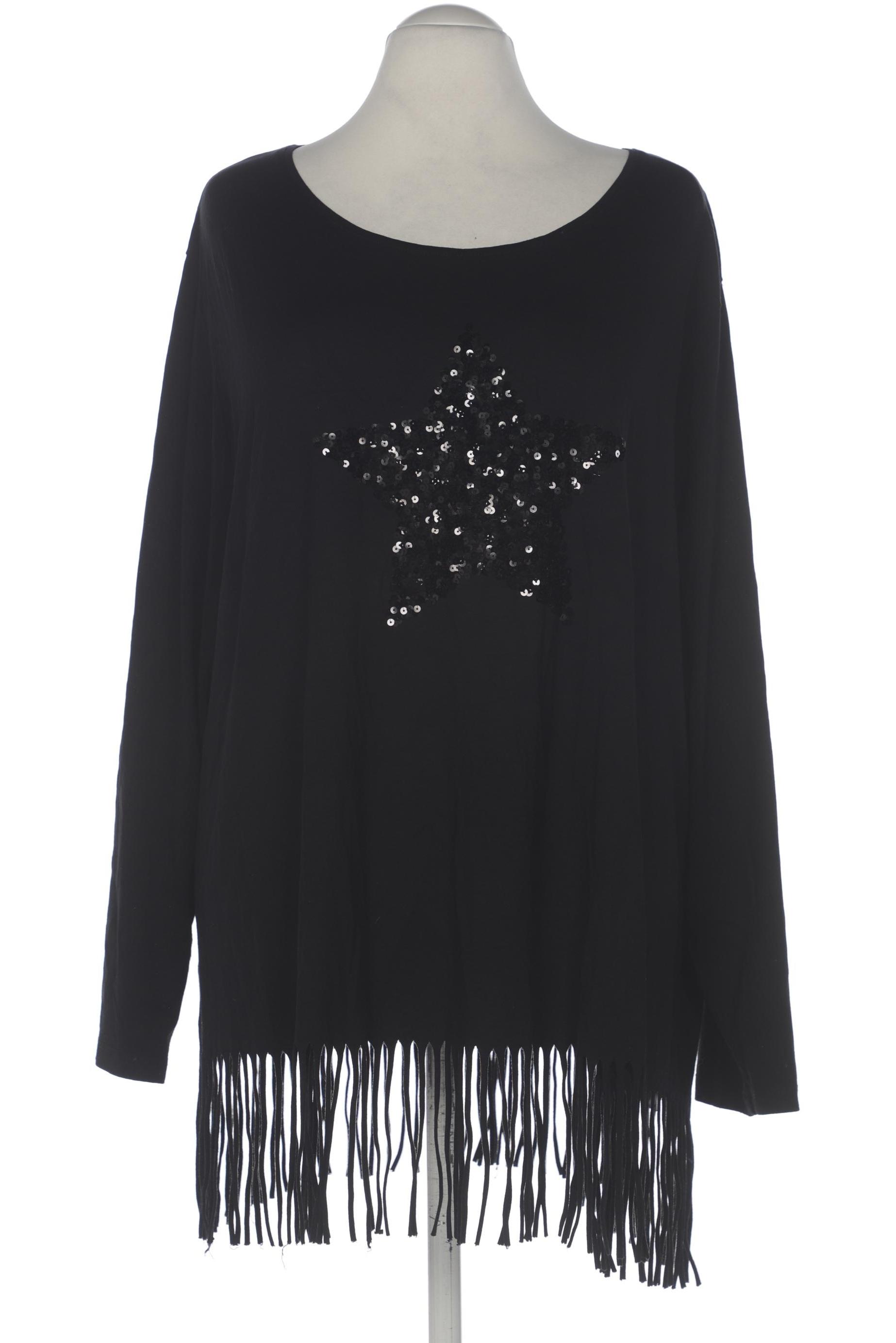 

Ulla Popken Damen Langarmshirt, schwarz, Gr. 54