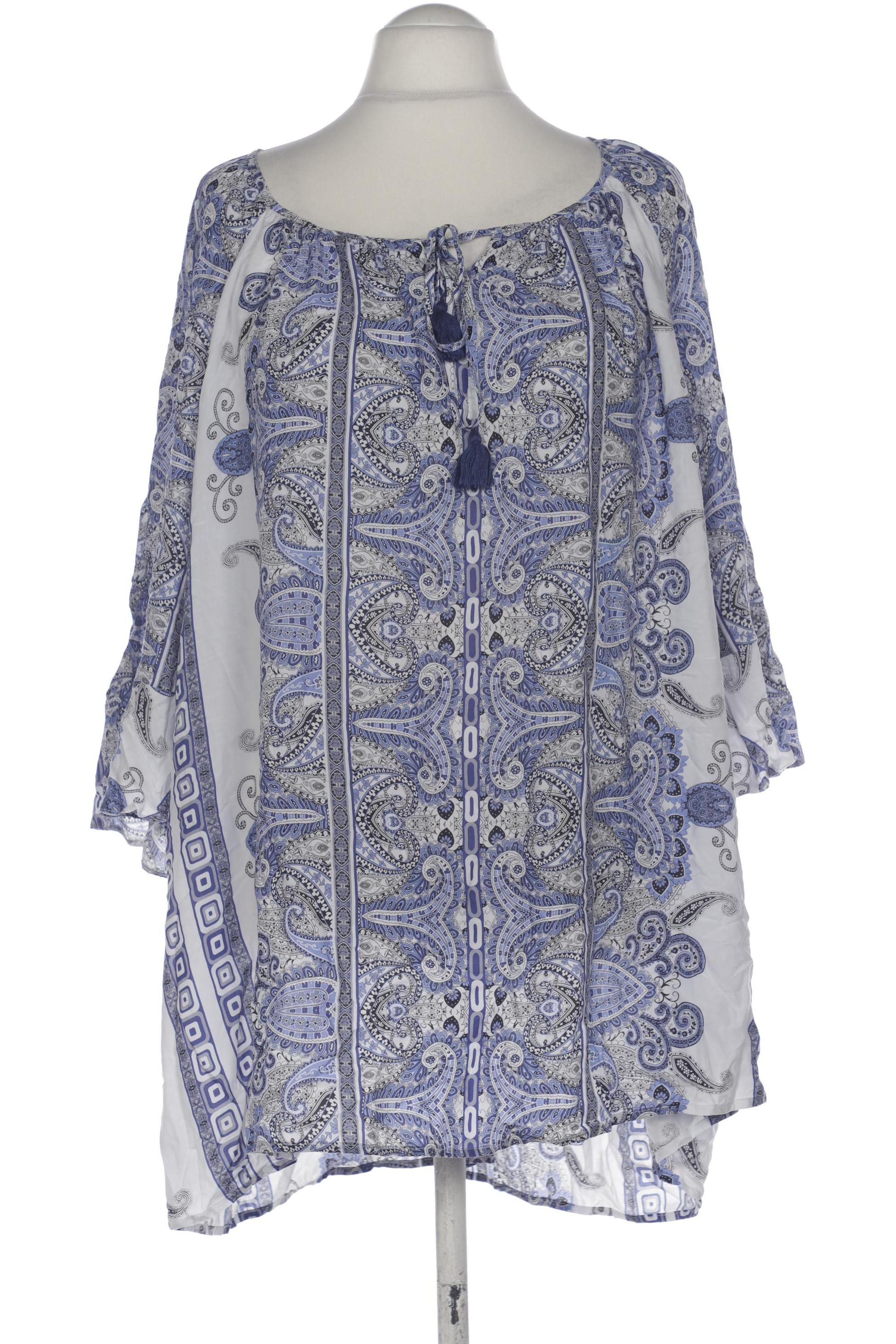 

Ulla Popken Damen Bluse, blau, Gr. 58
