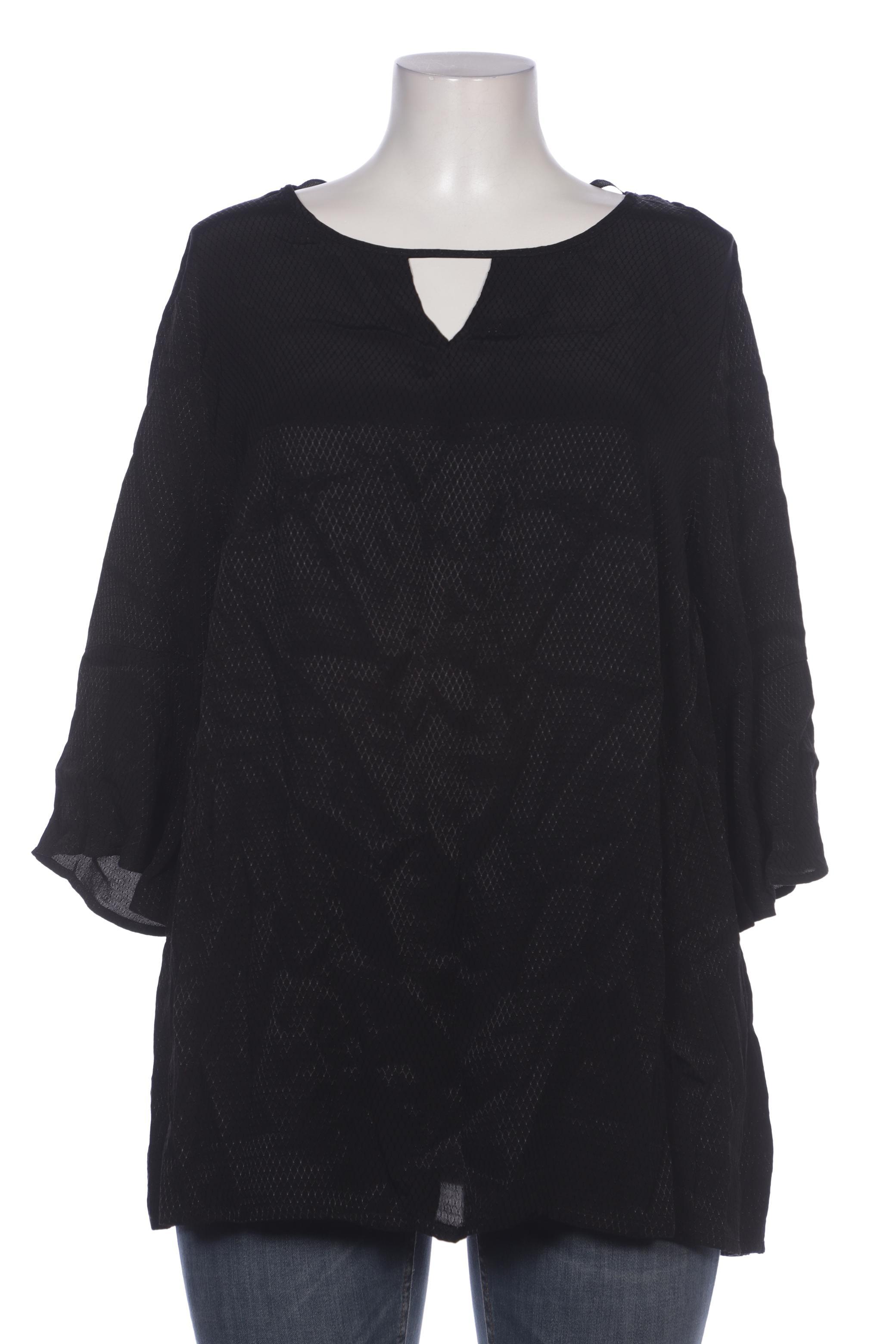 

Ulla Popken Damen Bluse, schwarz, Gr. 46
