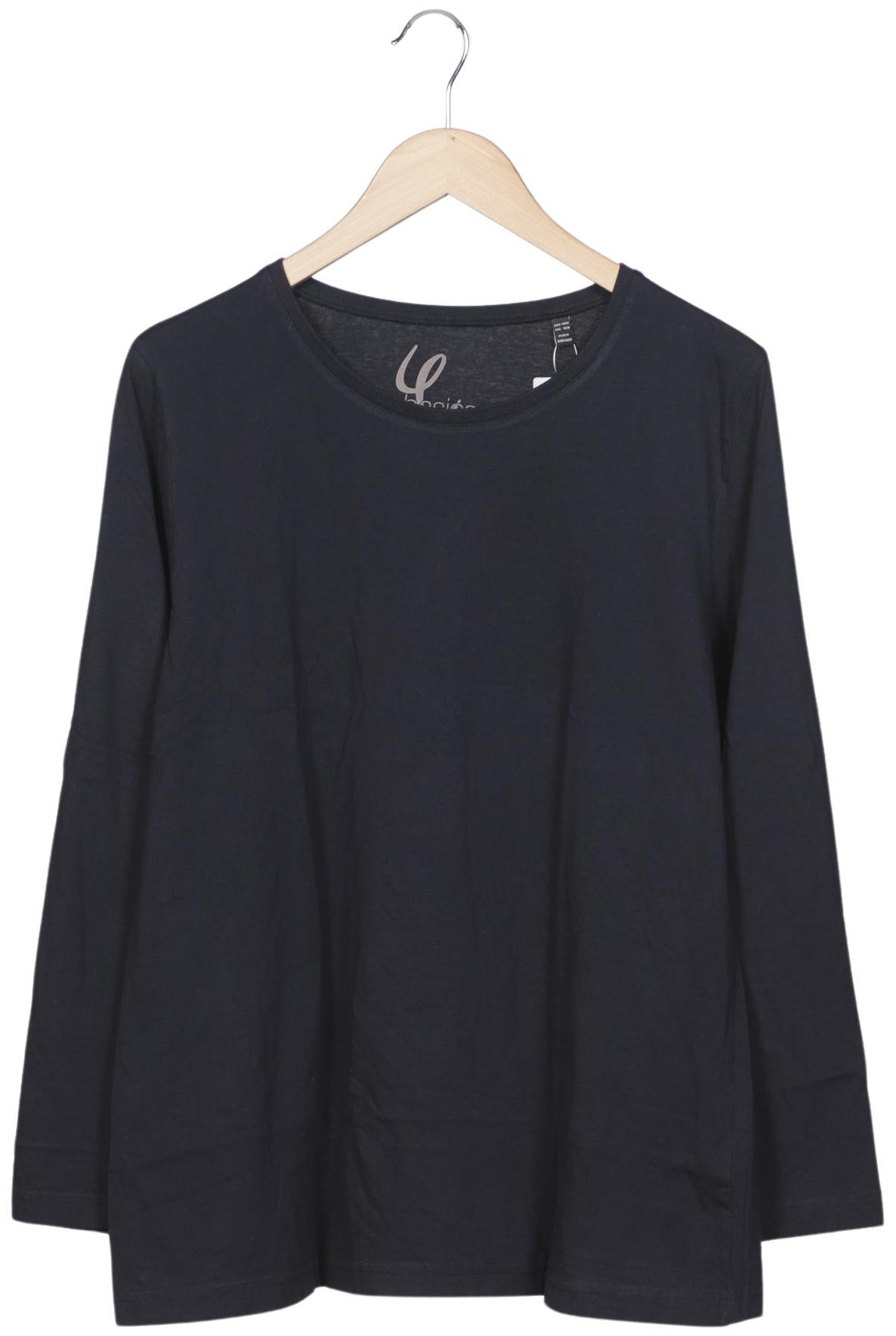 

Ulla Popken Damen Langarmshirt, marineblau, Gr. 46