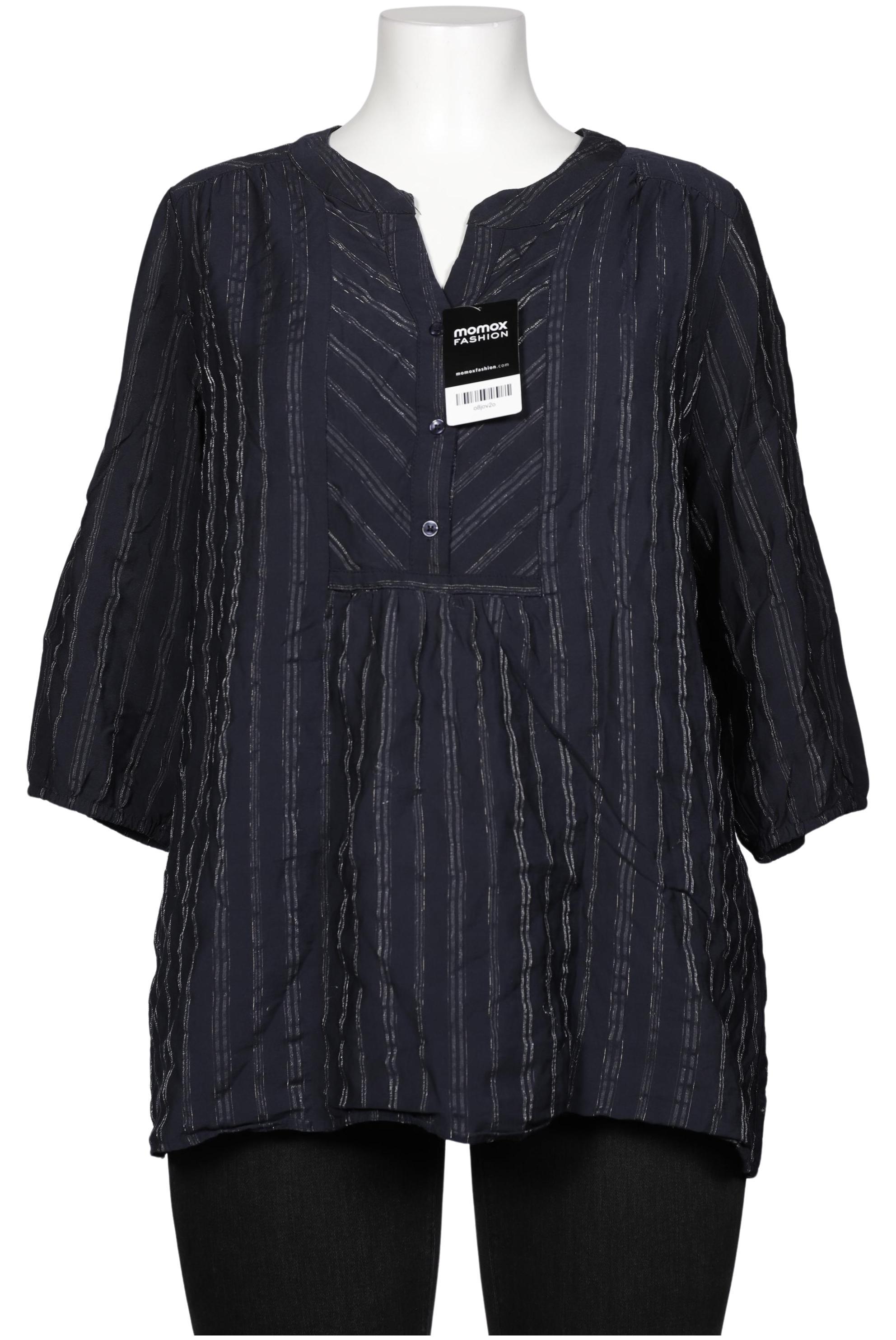 

Ulla Popken Damen Bluse, marineblau, Gr. 46