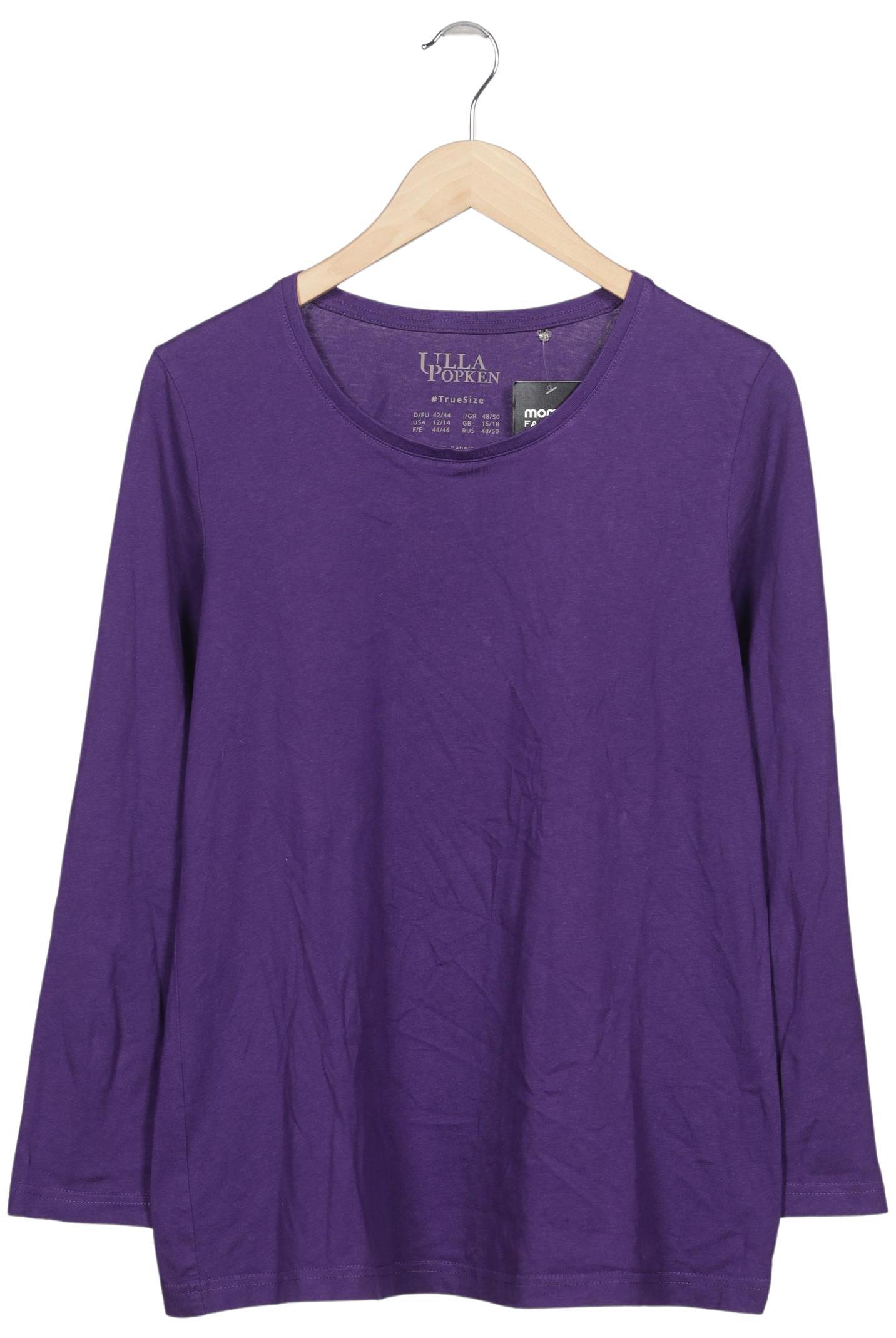 

Ulla Popken Damen Langarmshirt, flieder, Gr. 42