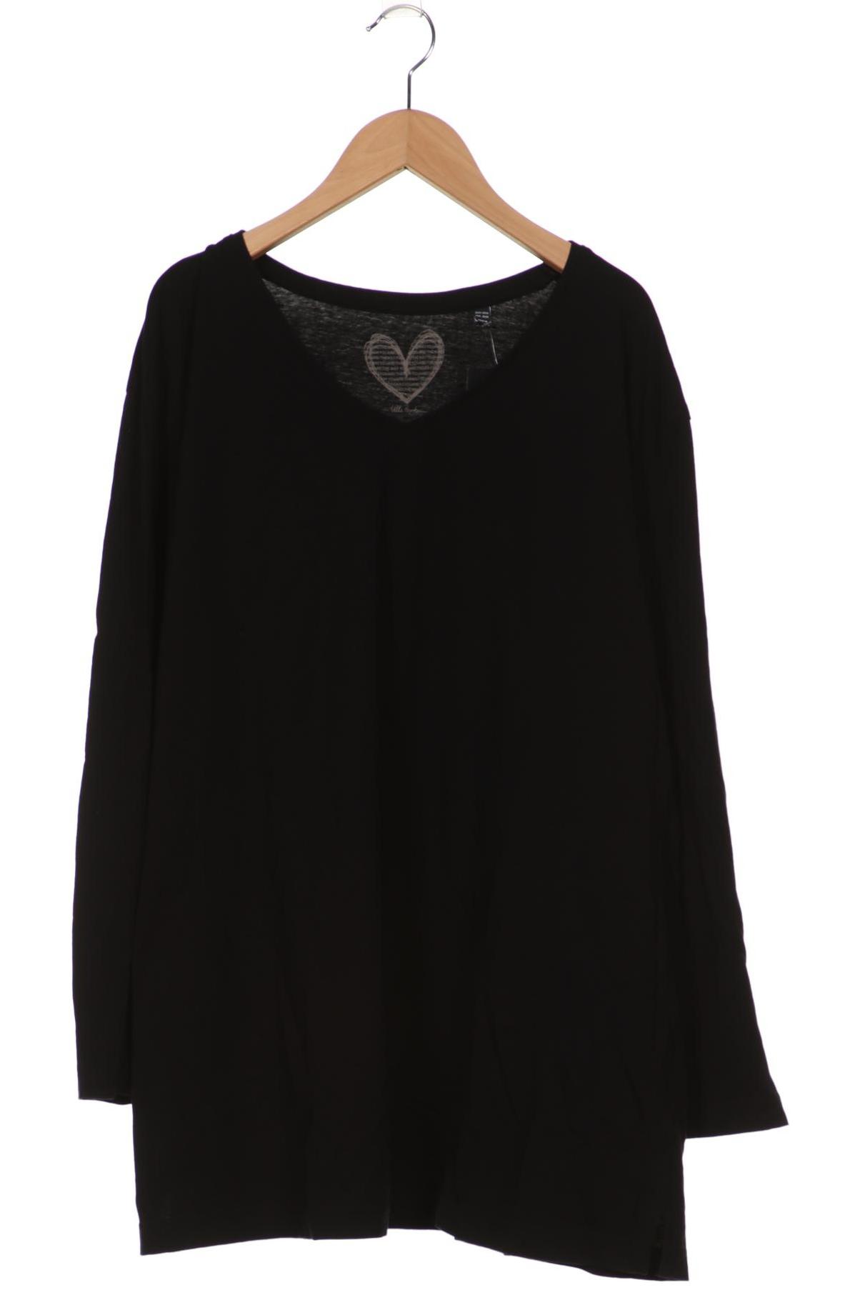 

Ulla Popken Damen Langarmshirt, schwarz