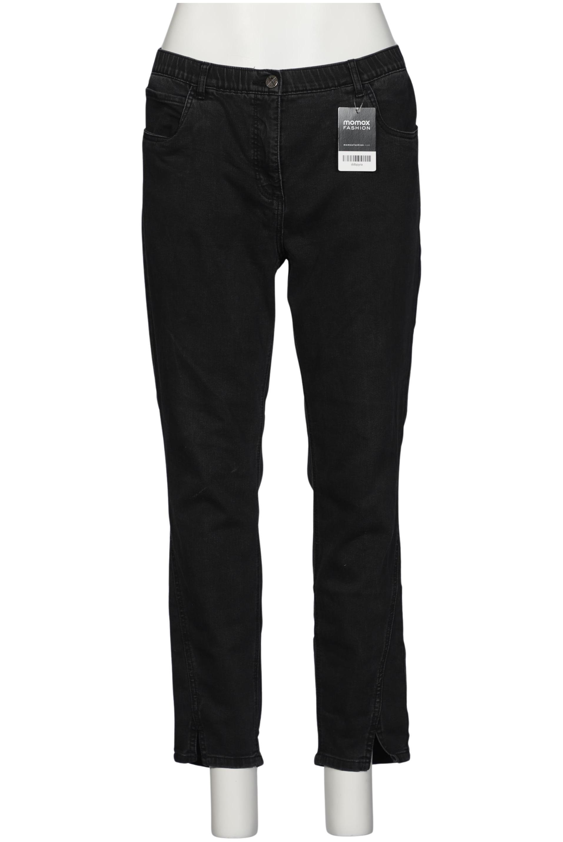 

Ulla Popken Damen Jeans, schwarz, Gr. 48