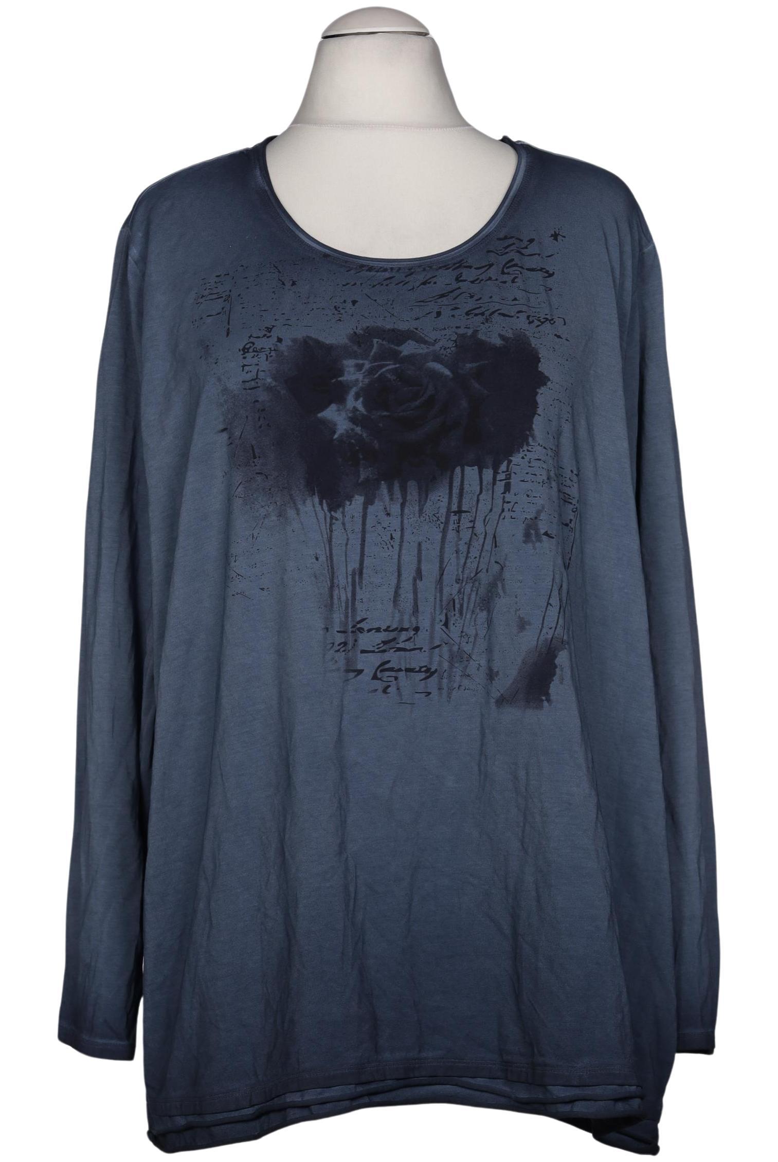 

Ulla Popken Damen Langarmshirt, marineblau, Gr. 54