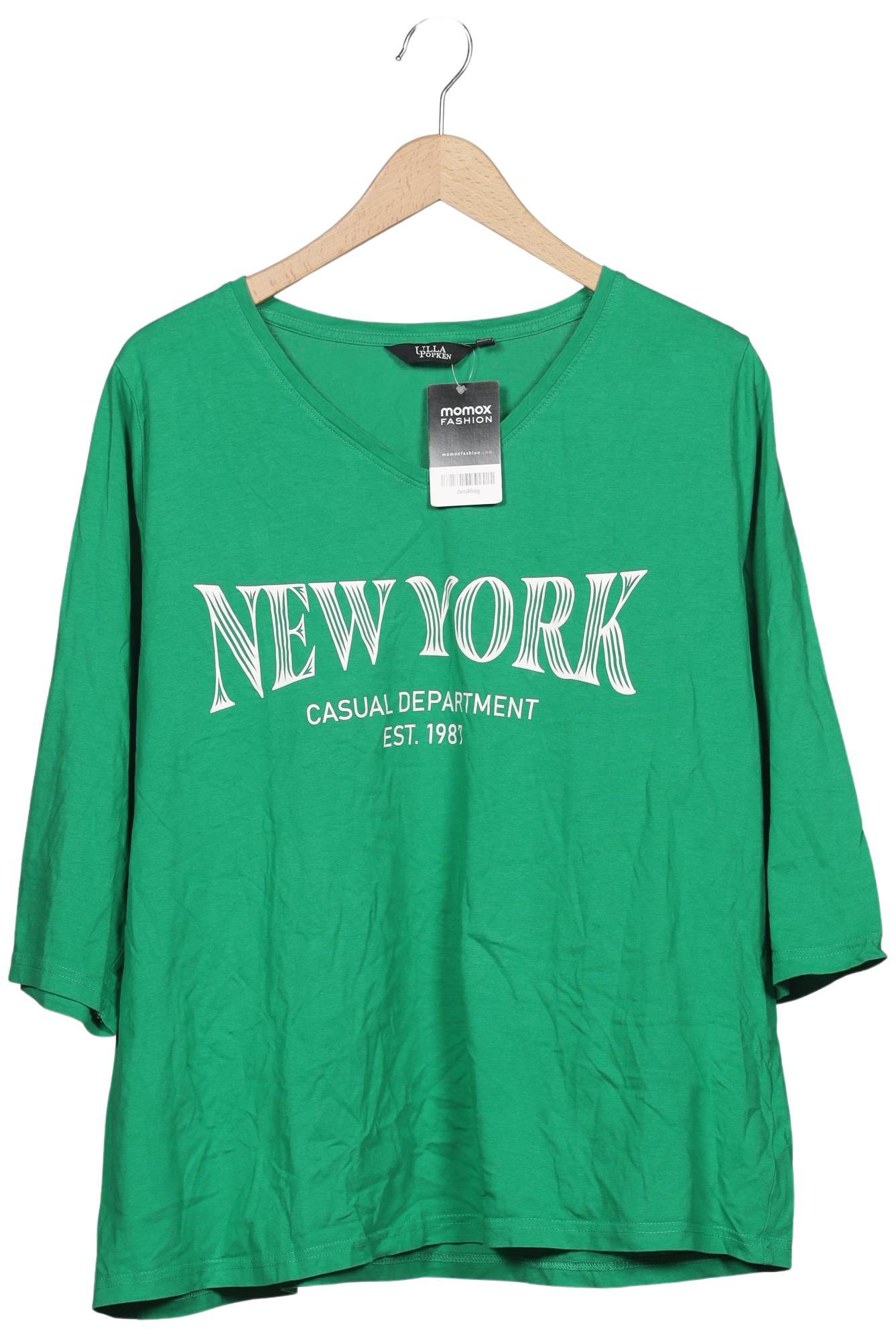 

Ulla Popken Damen Langarmshirt, grün, Gr. 50