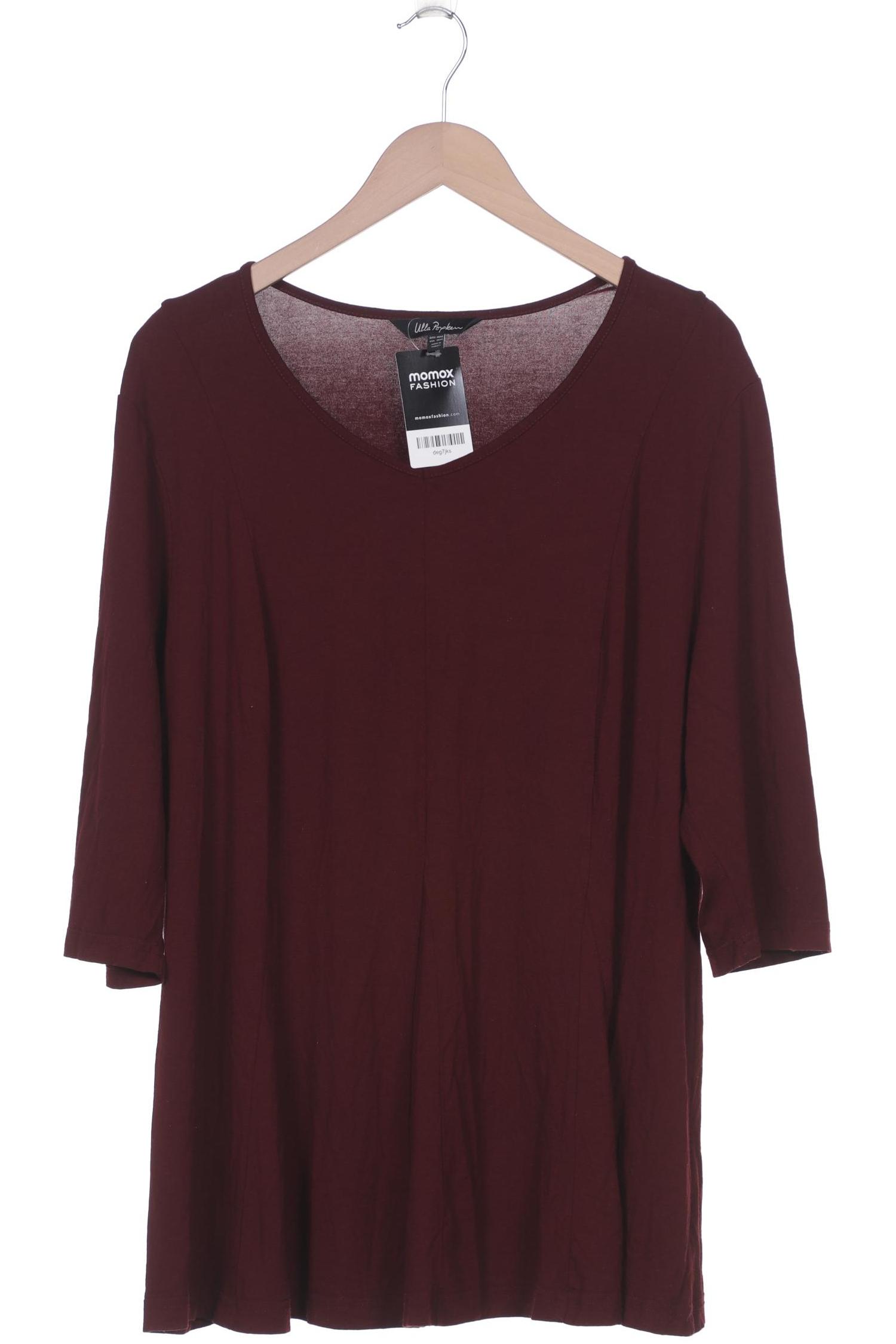 

Ulla Popken Damen Langarmshirt, bordeaux