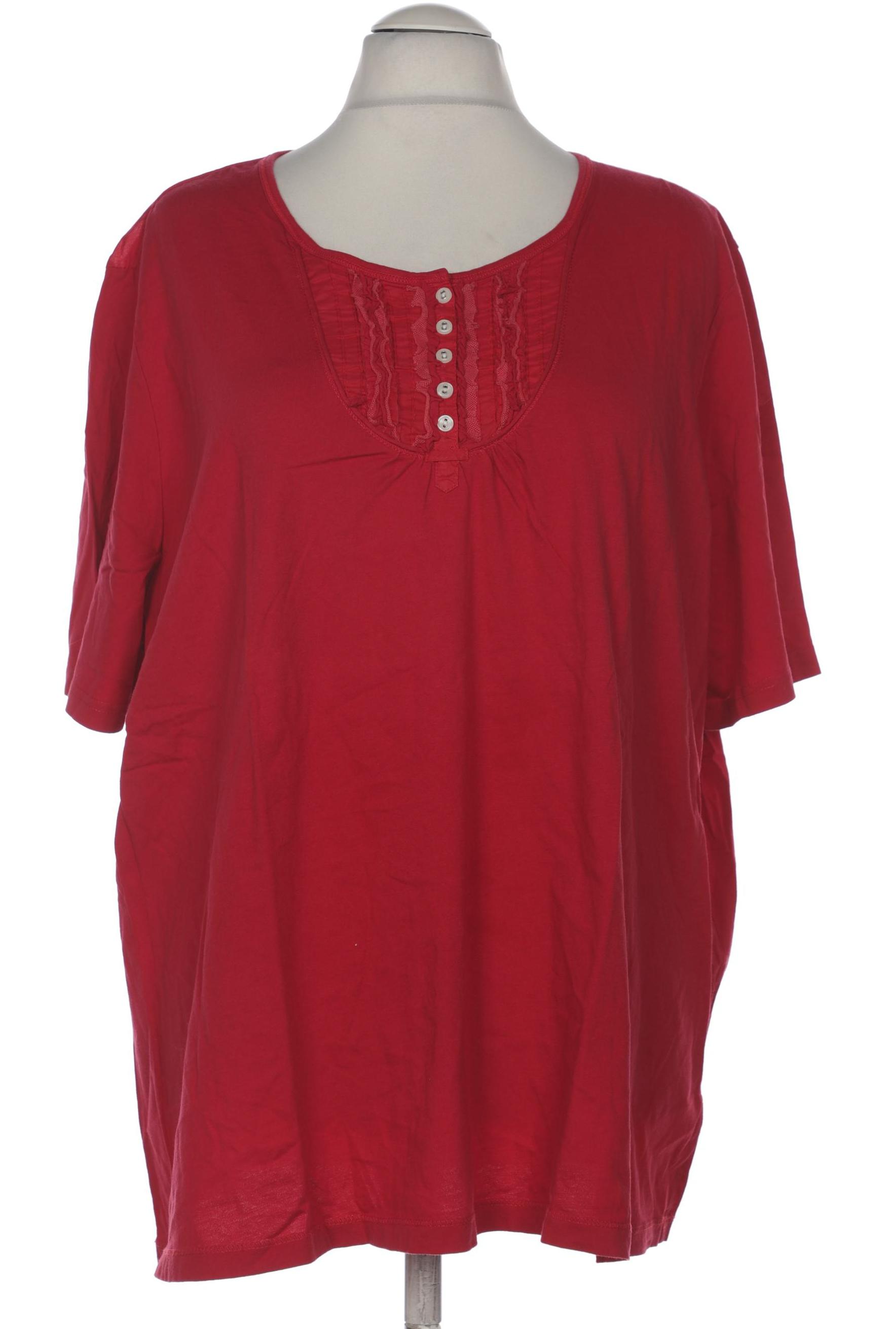 

Ulla Popken Damen T-Shirt, rot, Gr. 54