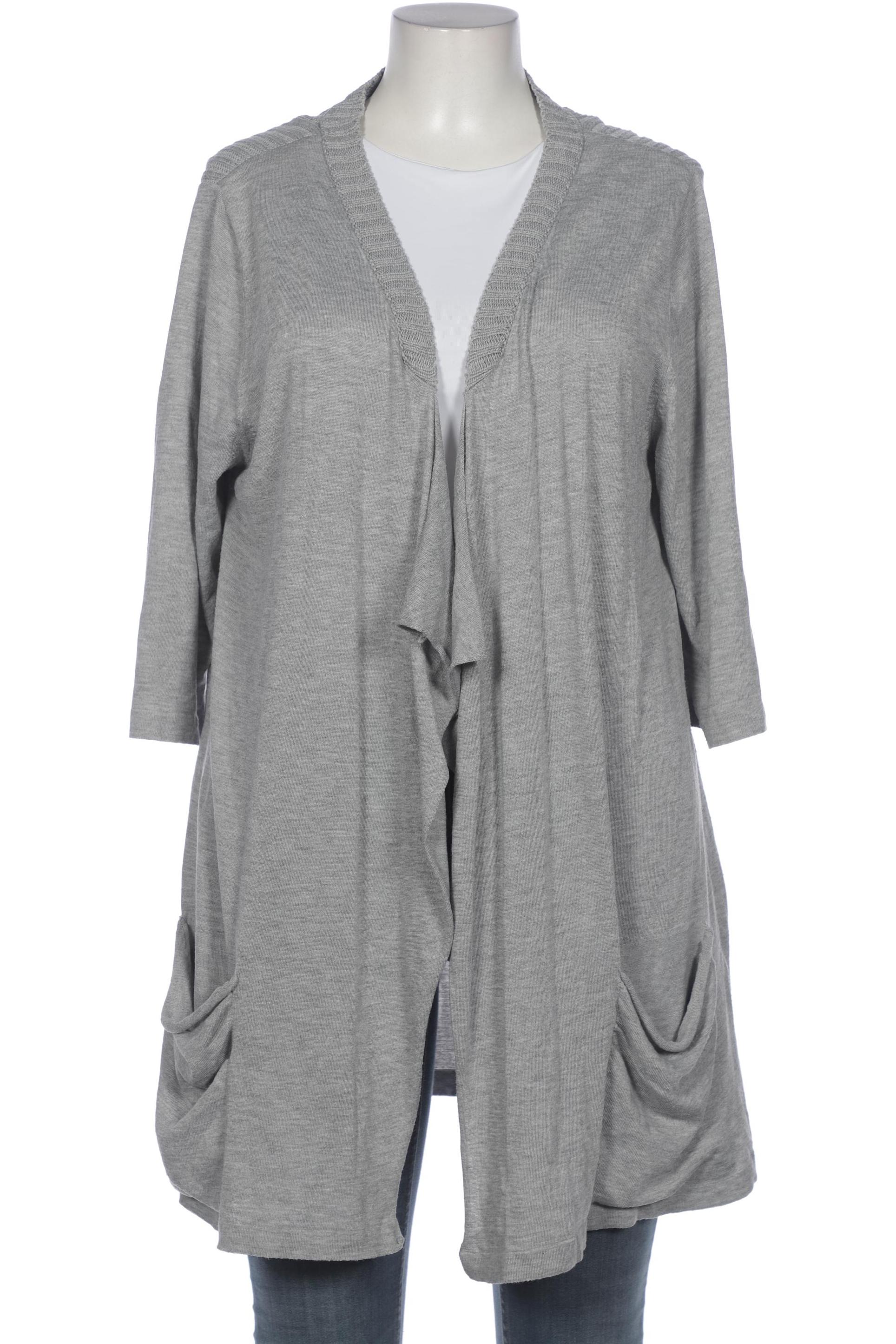 

Ulla Popken Damen Strickjacke, grau, Gr. 50