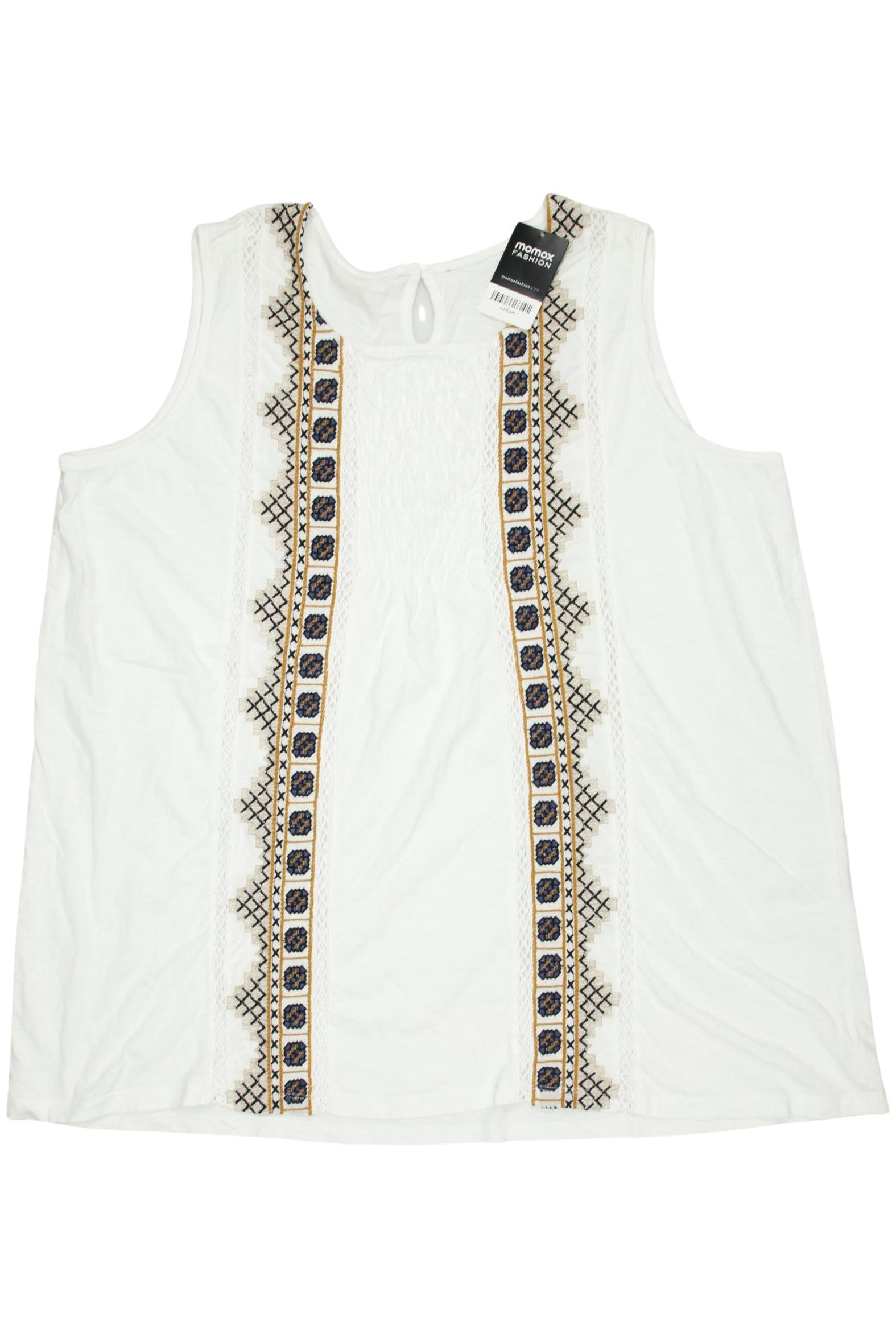 

Ulla Popken Damen Top, weiß, Gr. 48