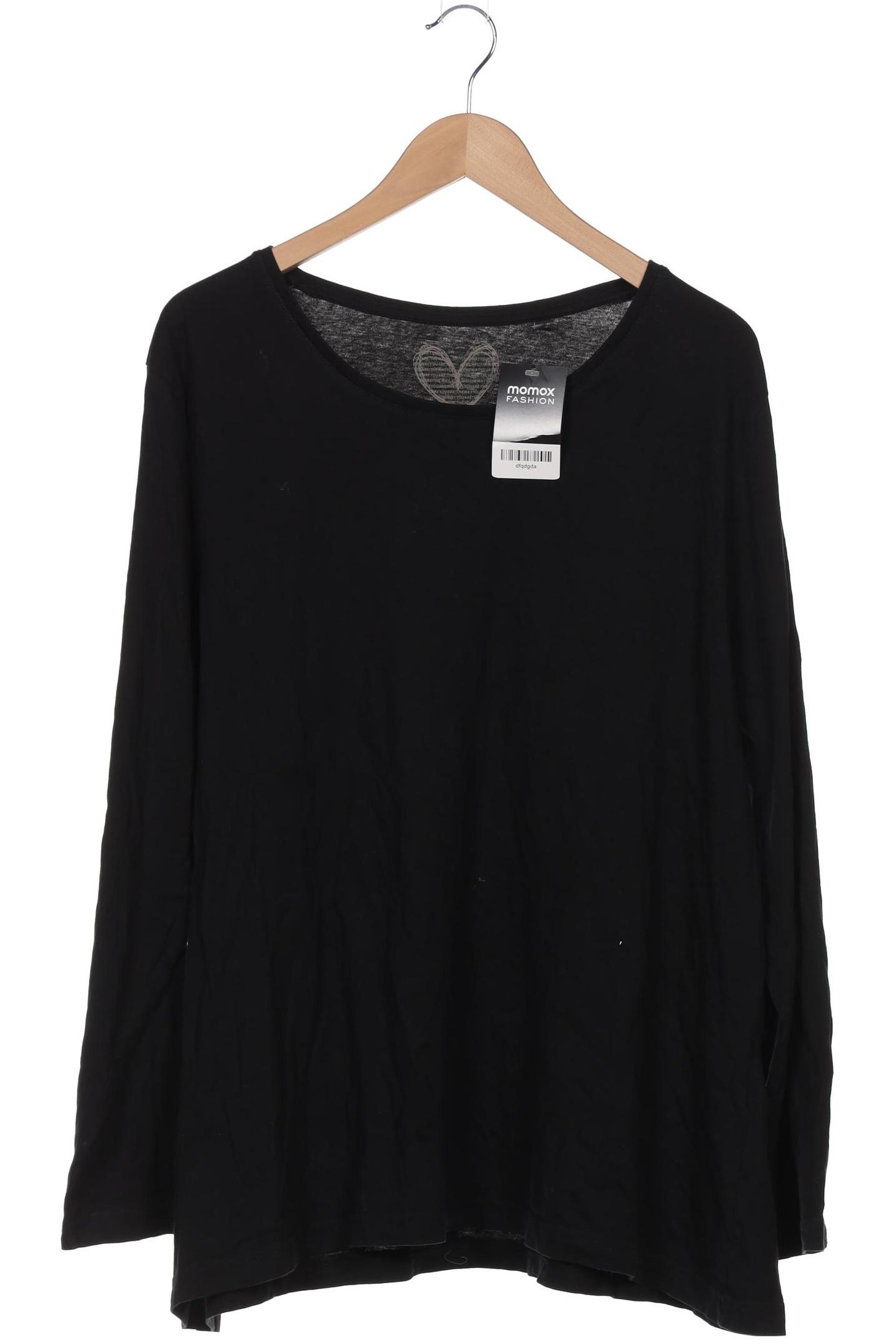 

Ulla Popken Damen Langarmshirt, schwarz, Gr. 54