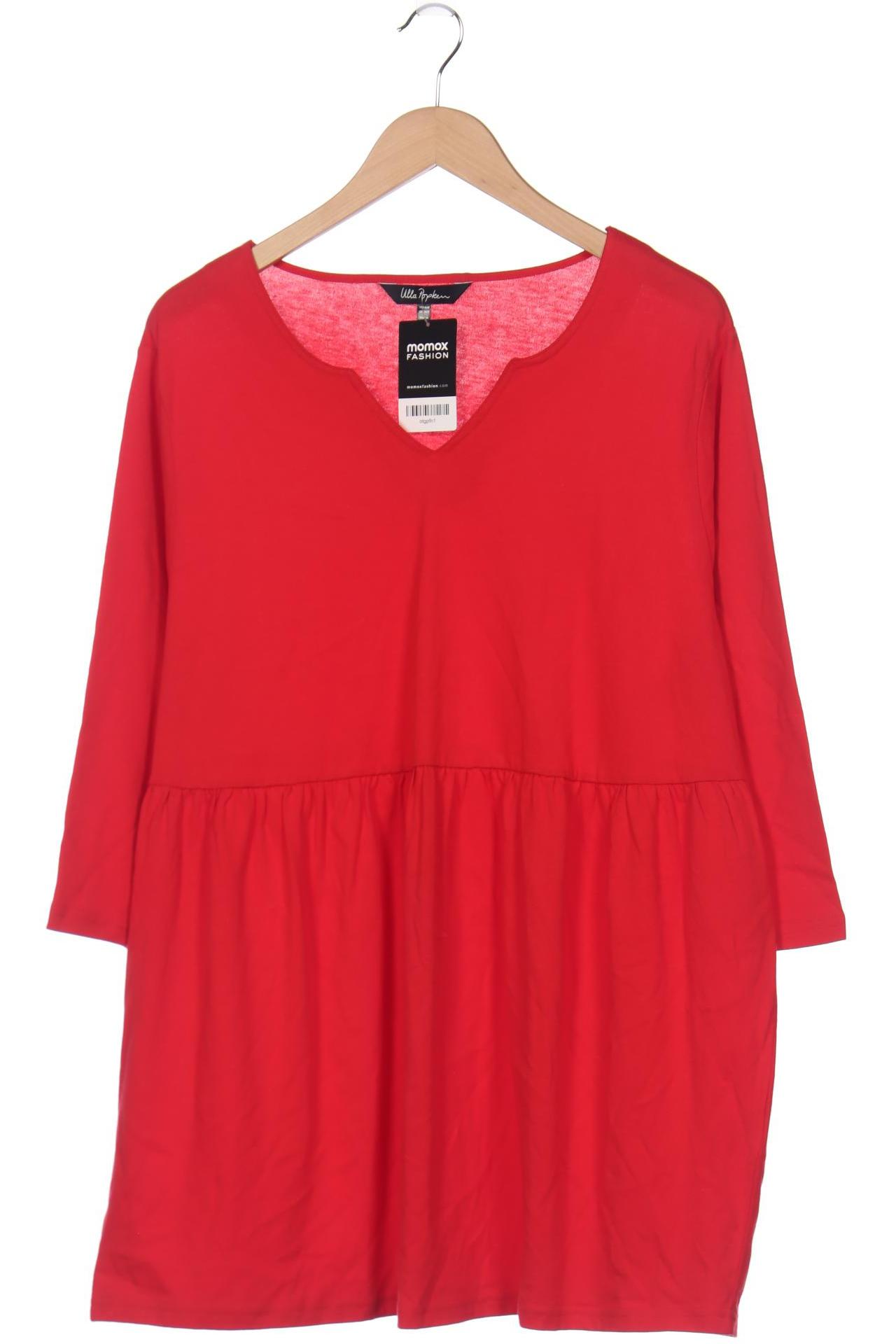 

Ulla Popken Damen Langarmshirt, rot, Gr. 46