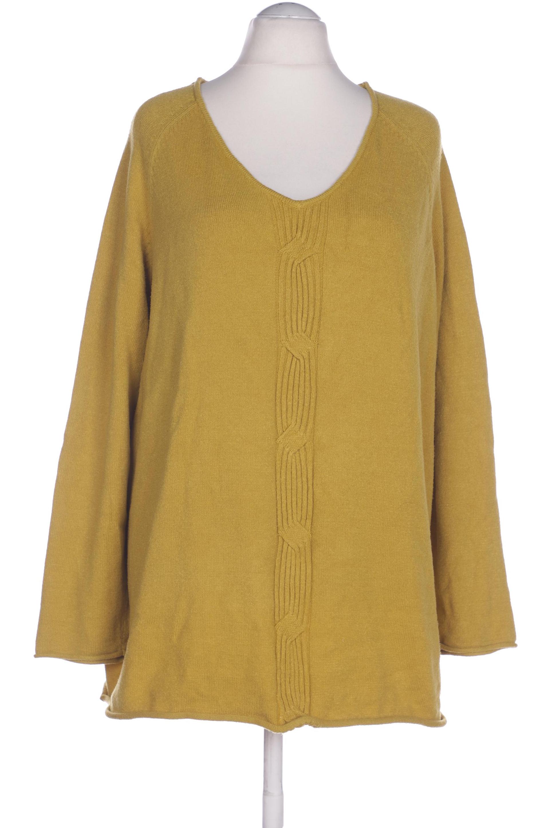 

Ulla Popken Damen Pullover, gelb, Gr. 52