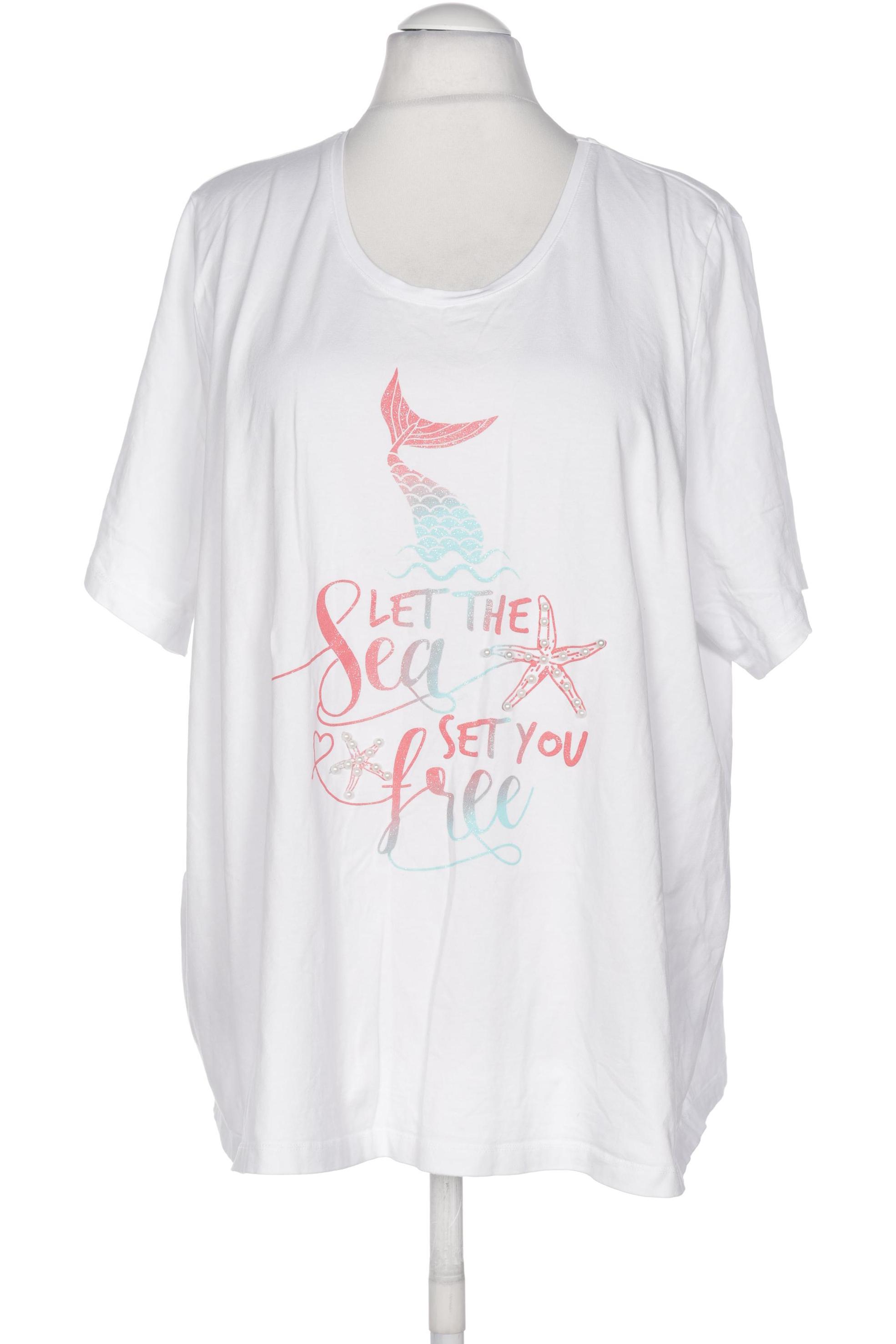 

Ulla Popken Damen T-Shirt, weiß