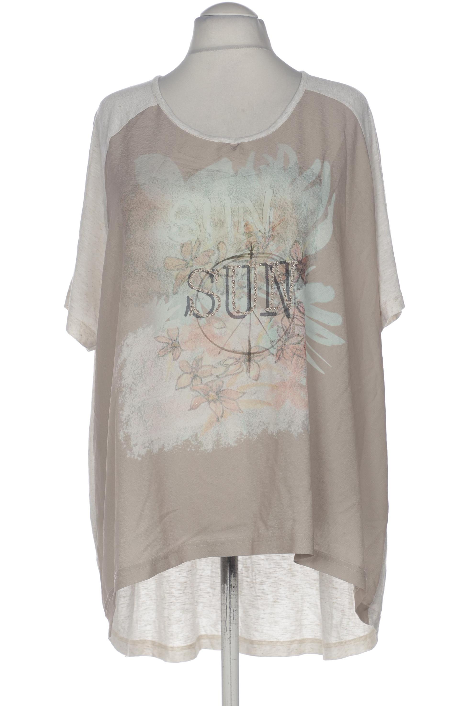 

Ulla Popken Damen T-Shirt, beige, Gr. 54
