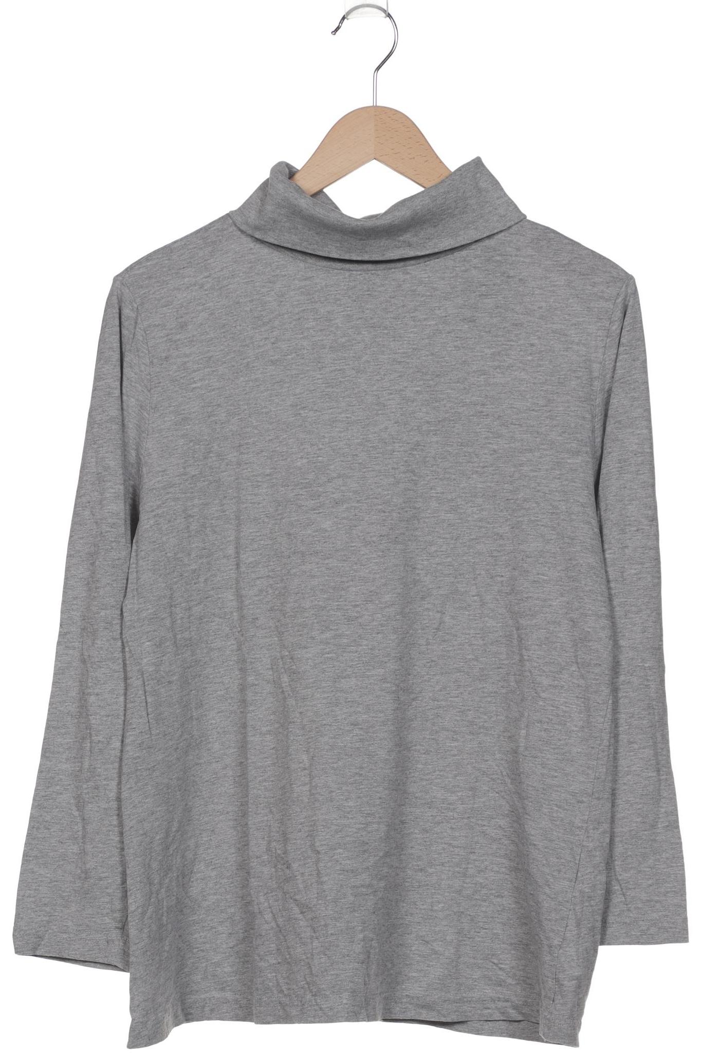 

Ulla Popken Damen Langarmshirt, grau, Gr. 42