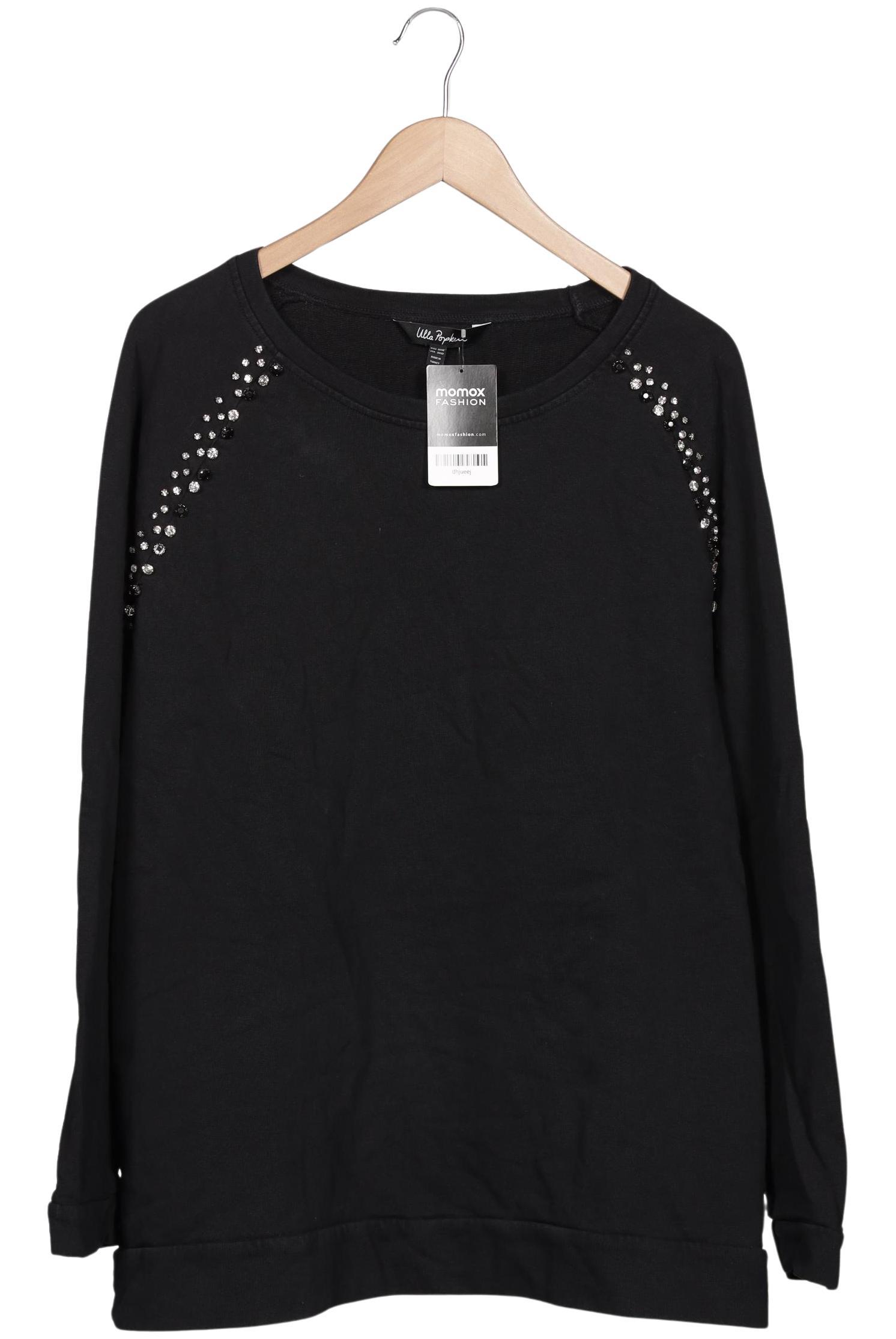

Ulla Popken Damen Sweatshirt, schwarz, Gr. 50