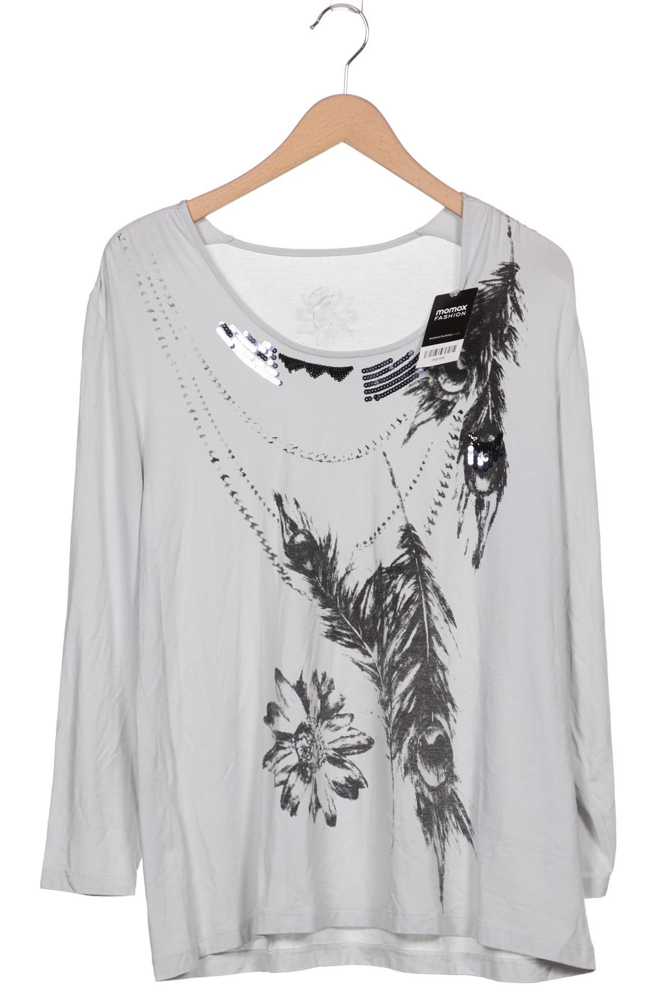 

Ulla Popken Damen Langarmshirt, hellblau