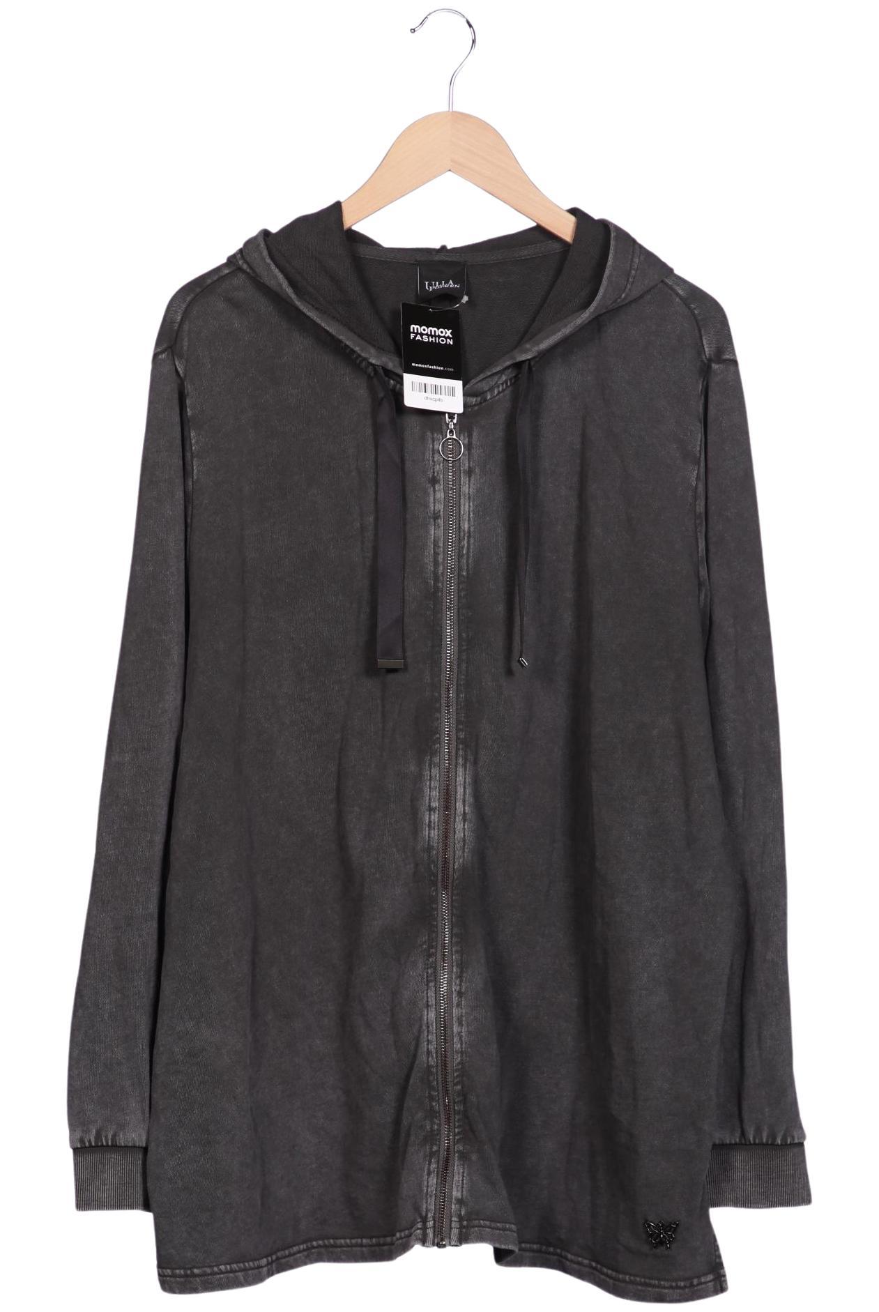 

Ulla Popken Damen Kapuzenpullover, grau, Gr. 50