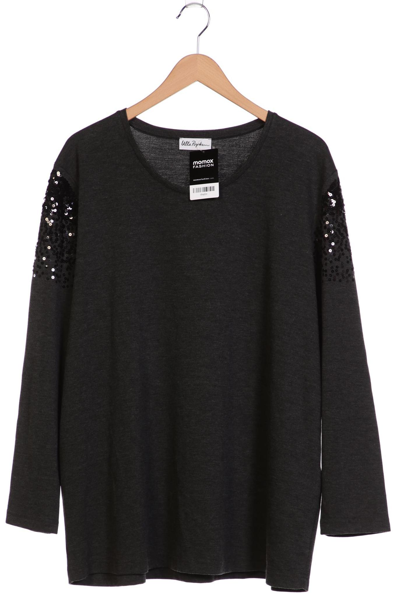 

Ulla Popken Damen Langarmshirt, grau, Gr. 50
