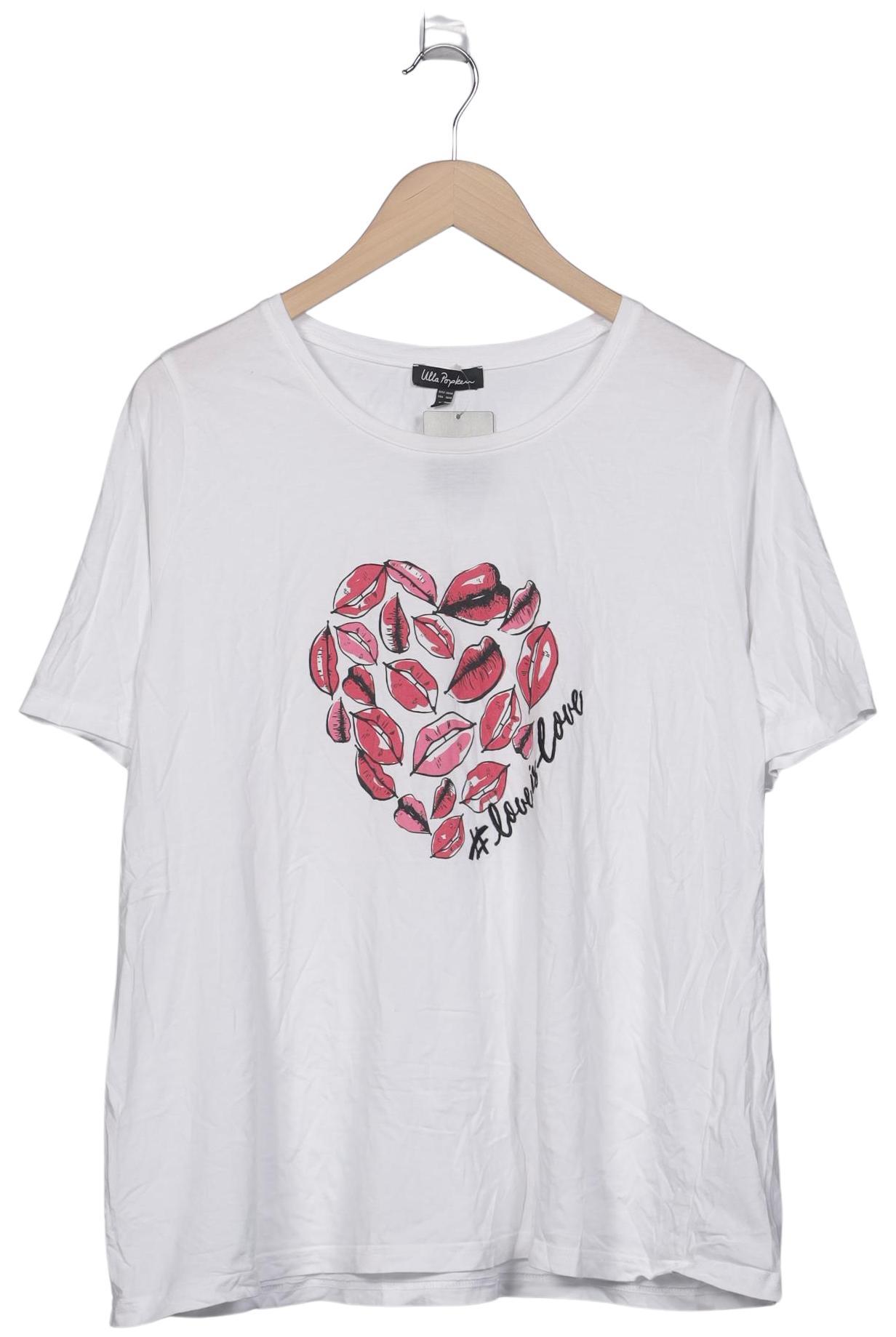 

Ulla Popken Damen T-Shirt, weiß, Gr. 46