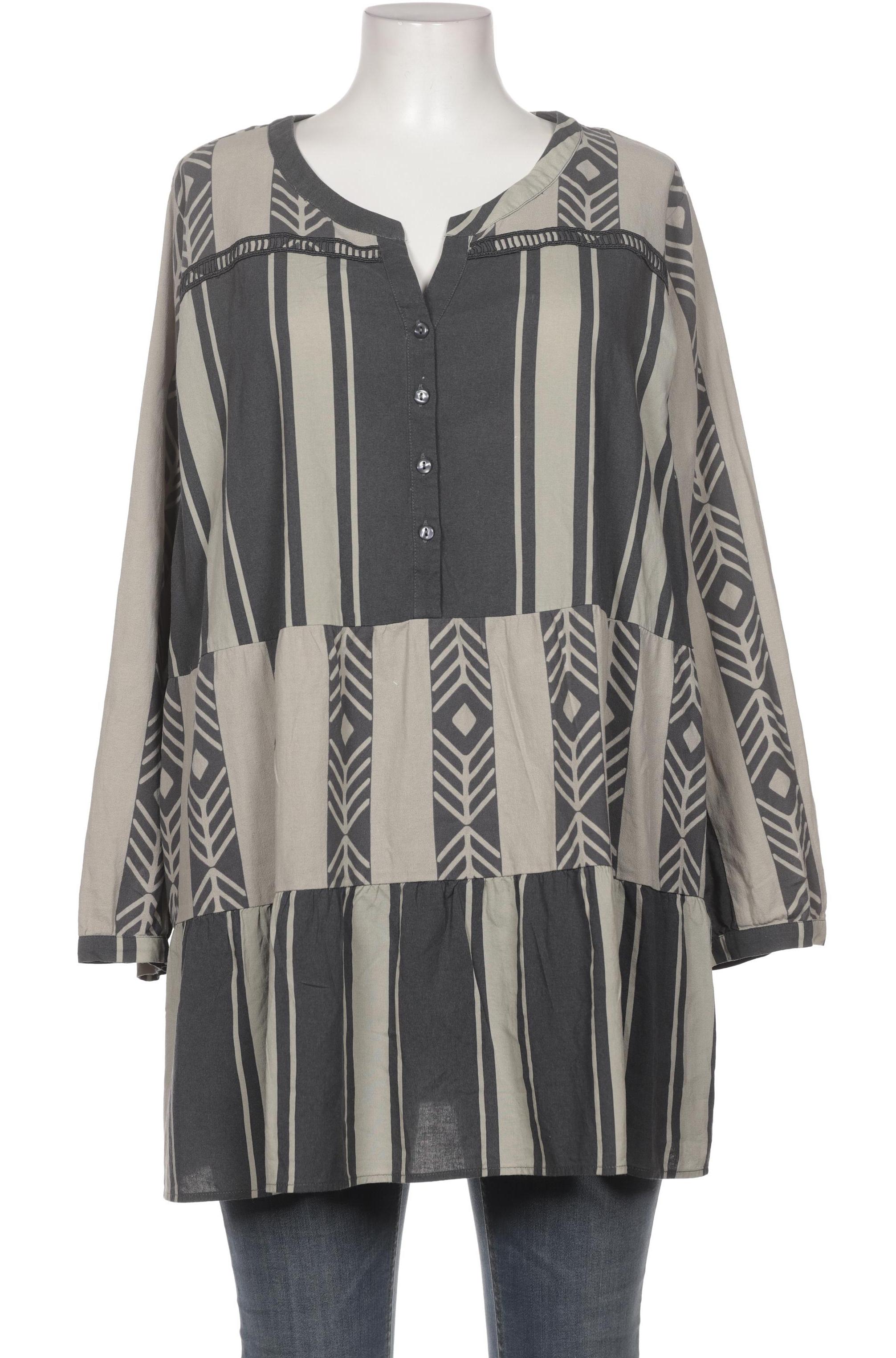 

Ulla Popken Damen Bluse, grau, Gr. 50