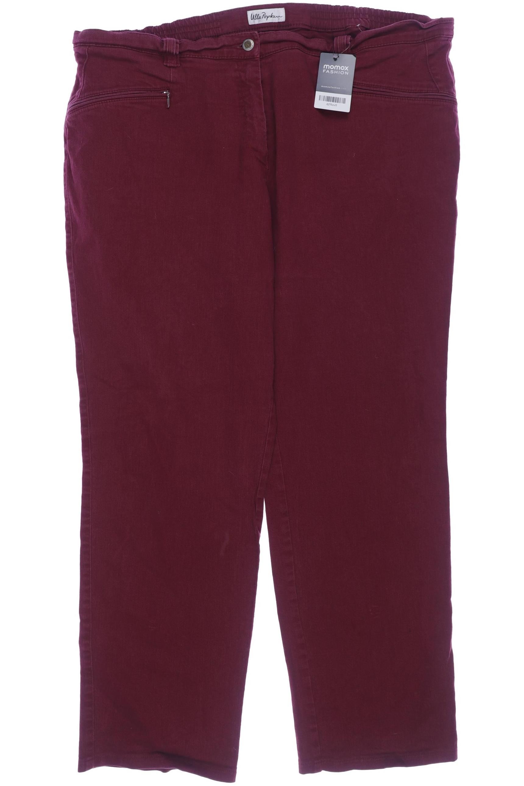 

Ulla Popken Damen Jeans, bordeaux, Gr. 52