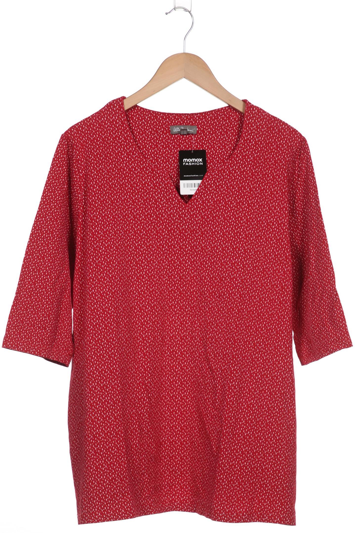 

Ulla Popken Damen Langarmshirt, rot