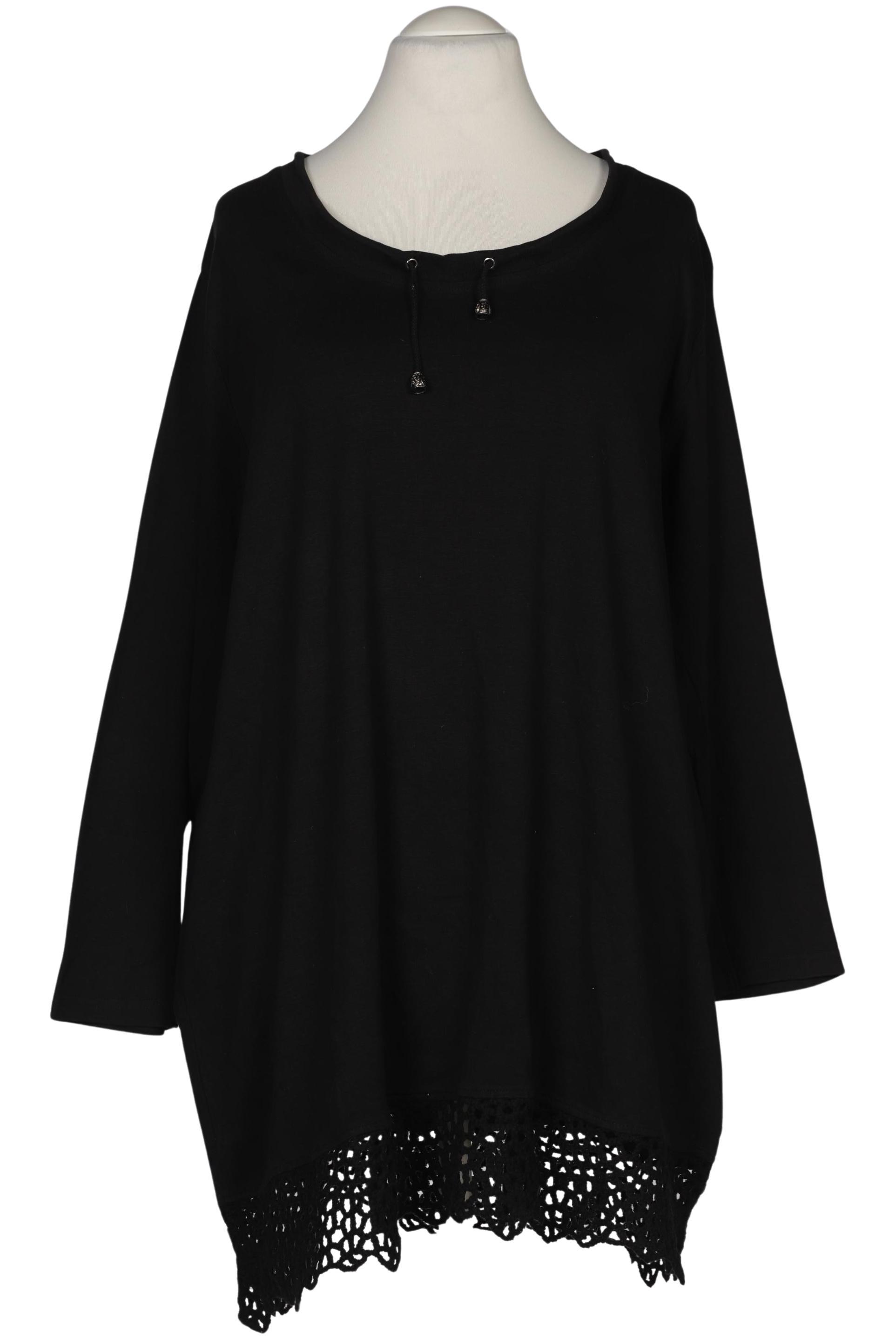 

Ulla Popken Damen Langarmshirt, schwarz, Gr. 54