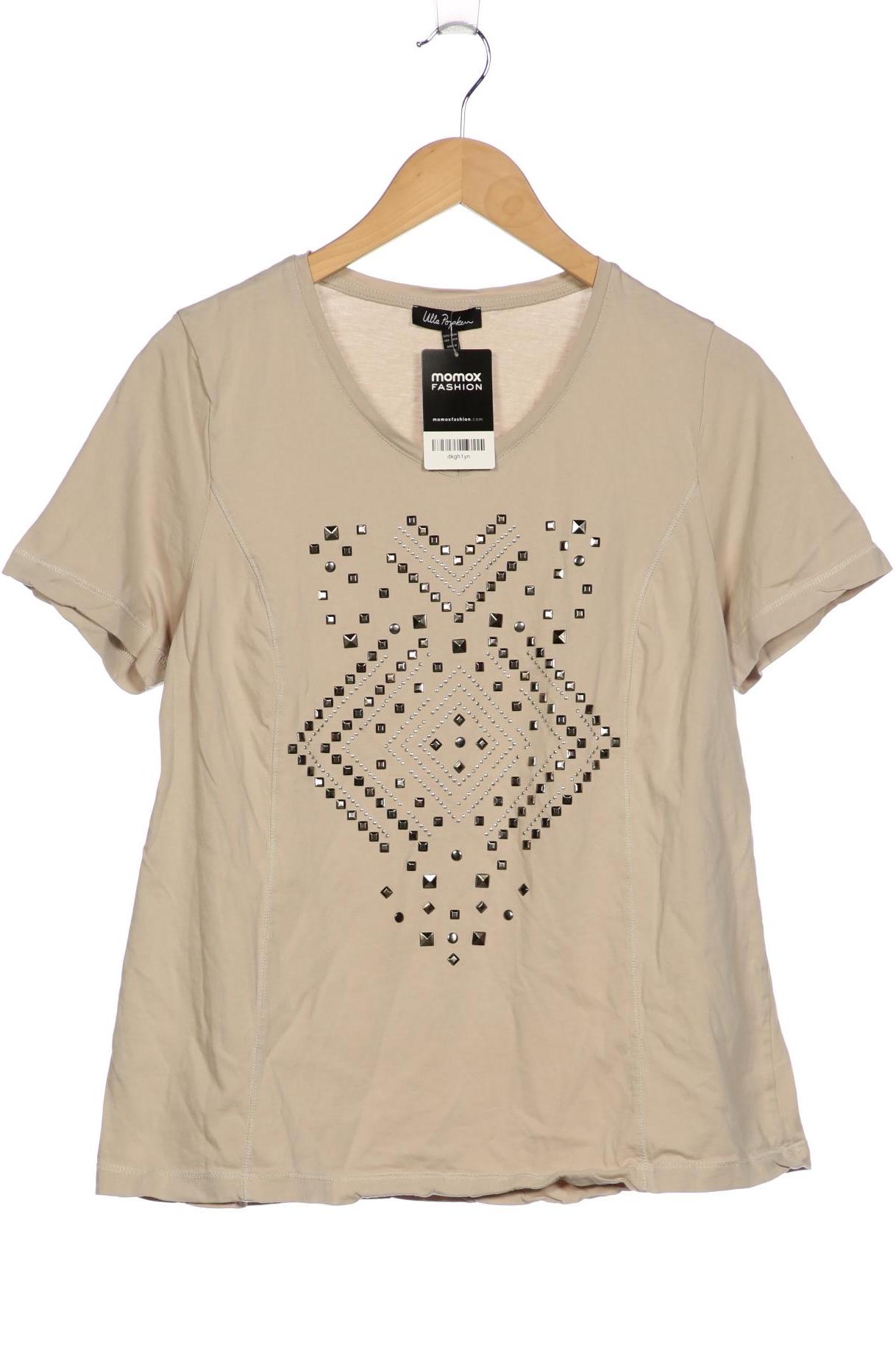 

Ulla Popken Damen T-Shirt, beige, Gr. 42
