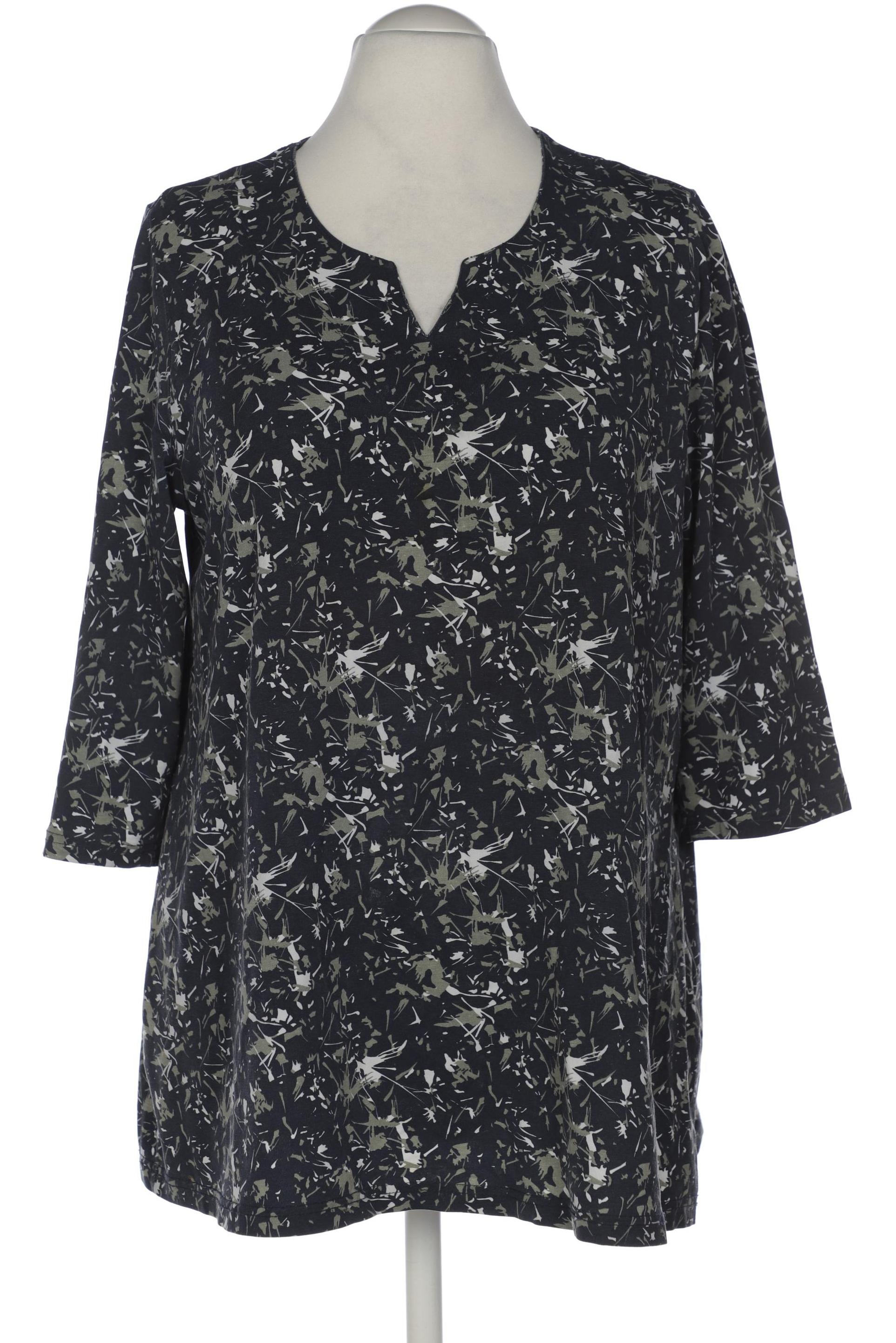 

Ulla Popken Damen Langarmshirt, marineblau, Gr. 52