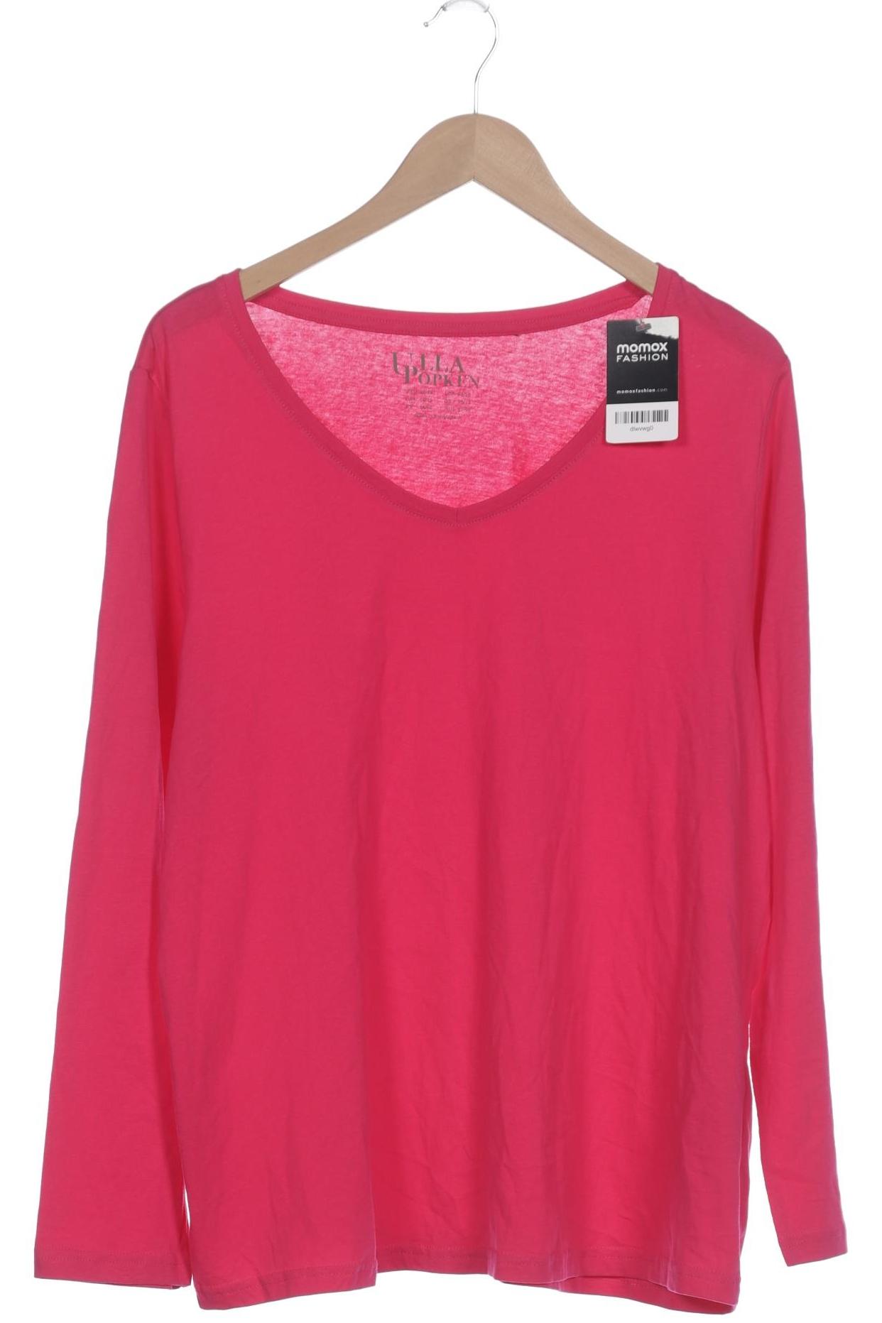 

Ulla Popken Damen Langarmshirt, pink, Gr. 46