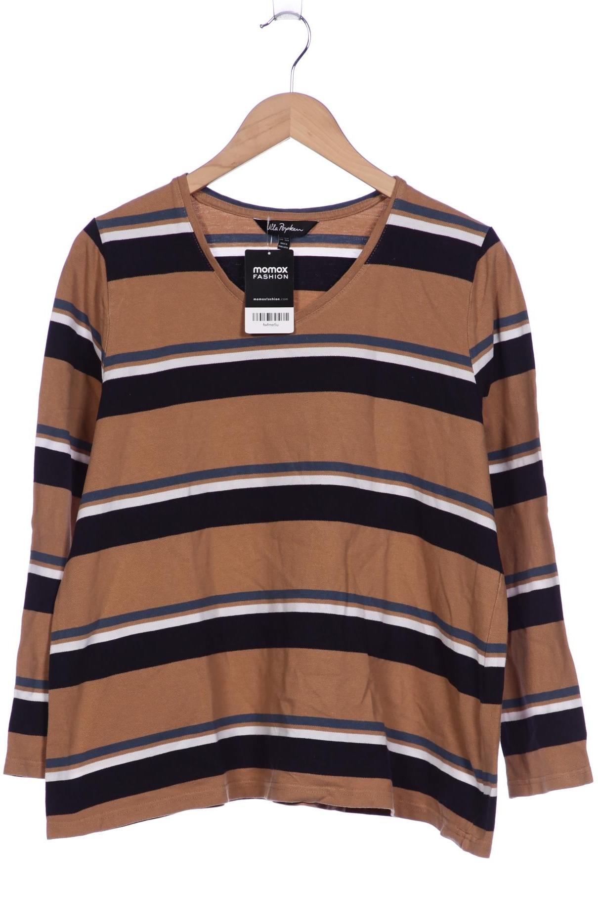 

Ulla Popken Damen Langarmshirt, braun, Gr. 46