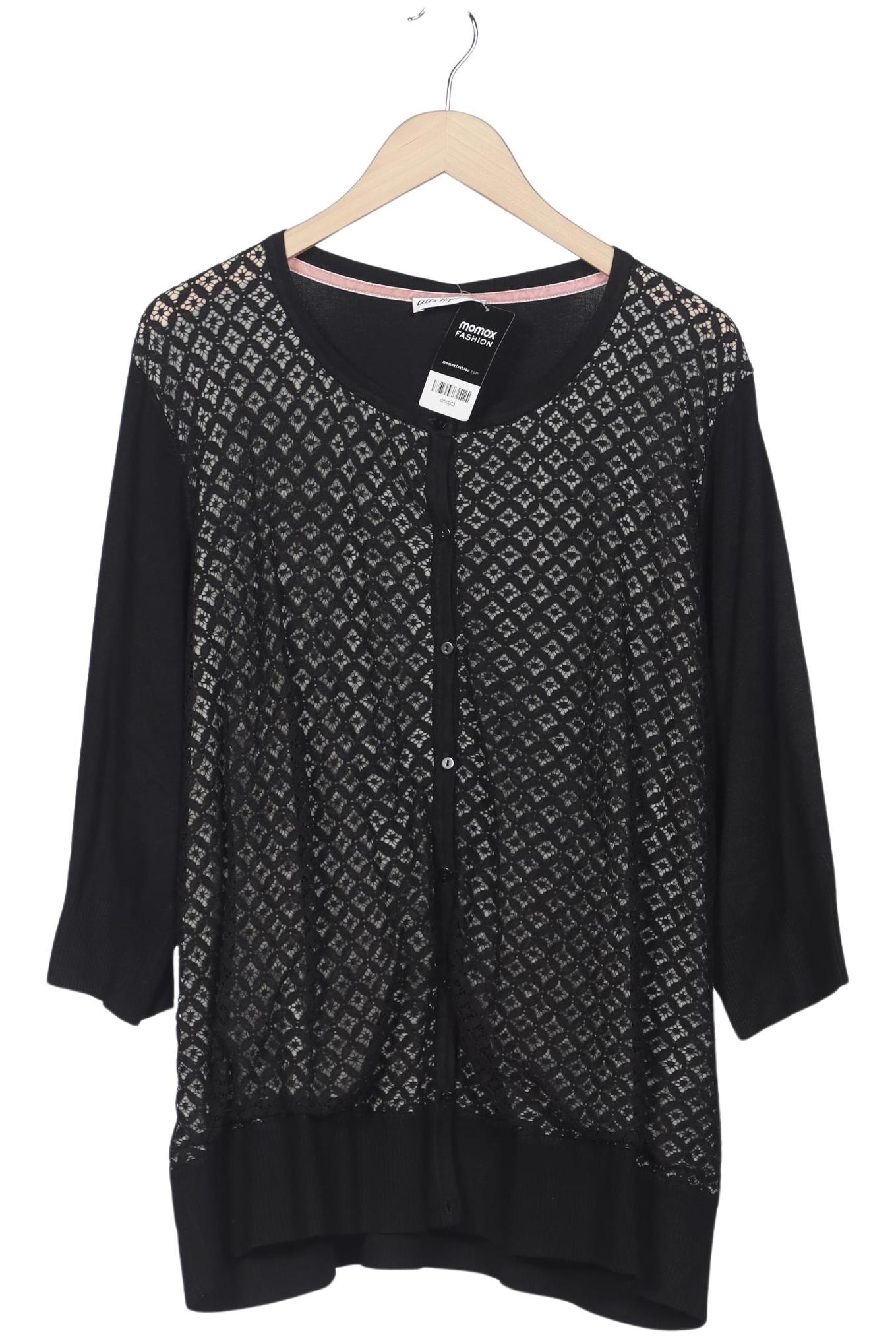 

Ulla Popken Damen Strickjacke, schwarz, Gr. 50