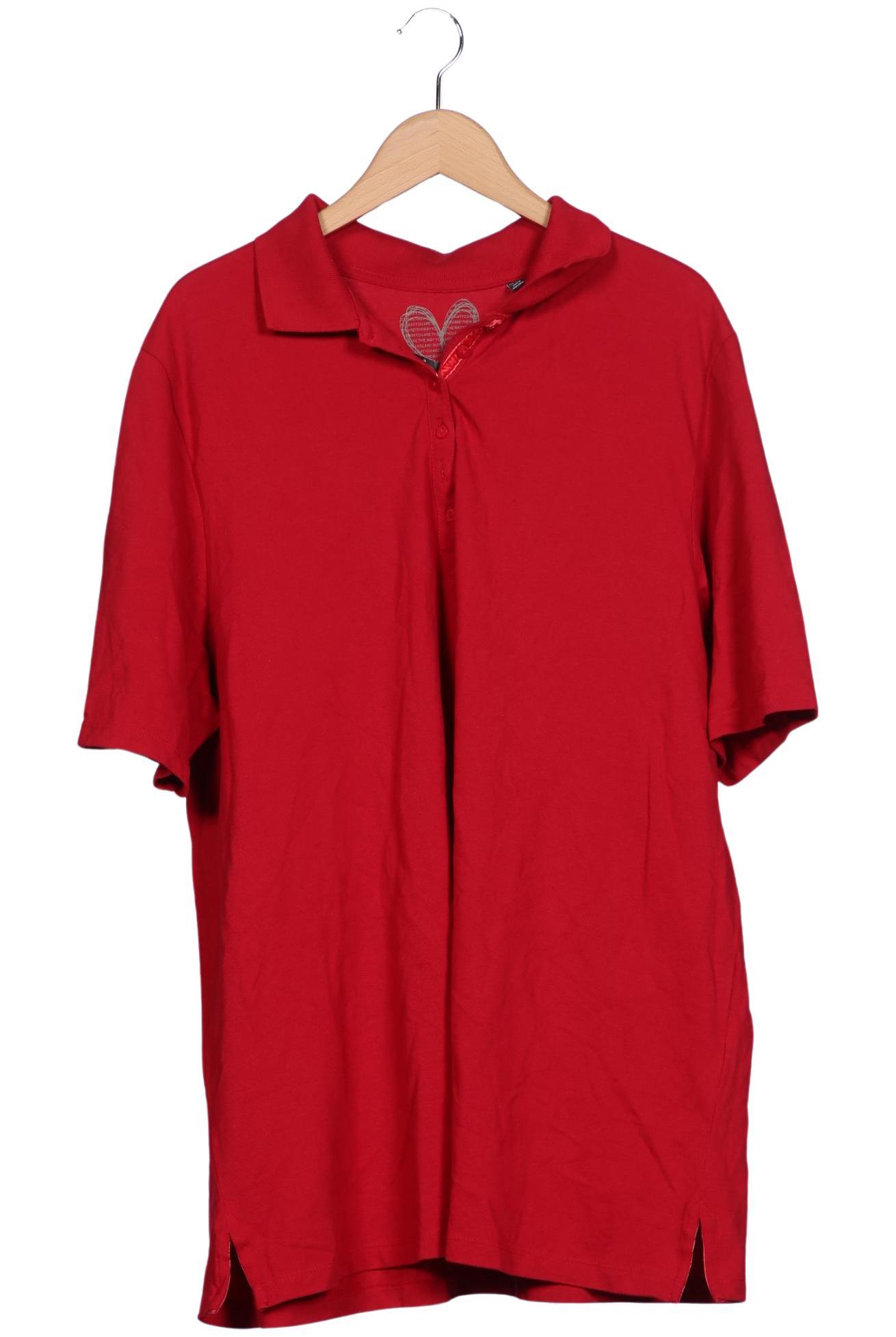 

Ulla Popken Damen Poloshirt, rot, Gr. 50