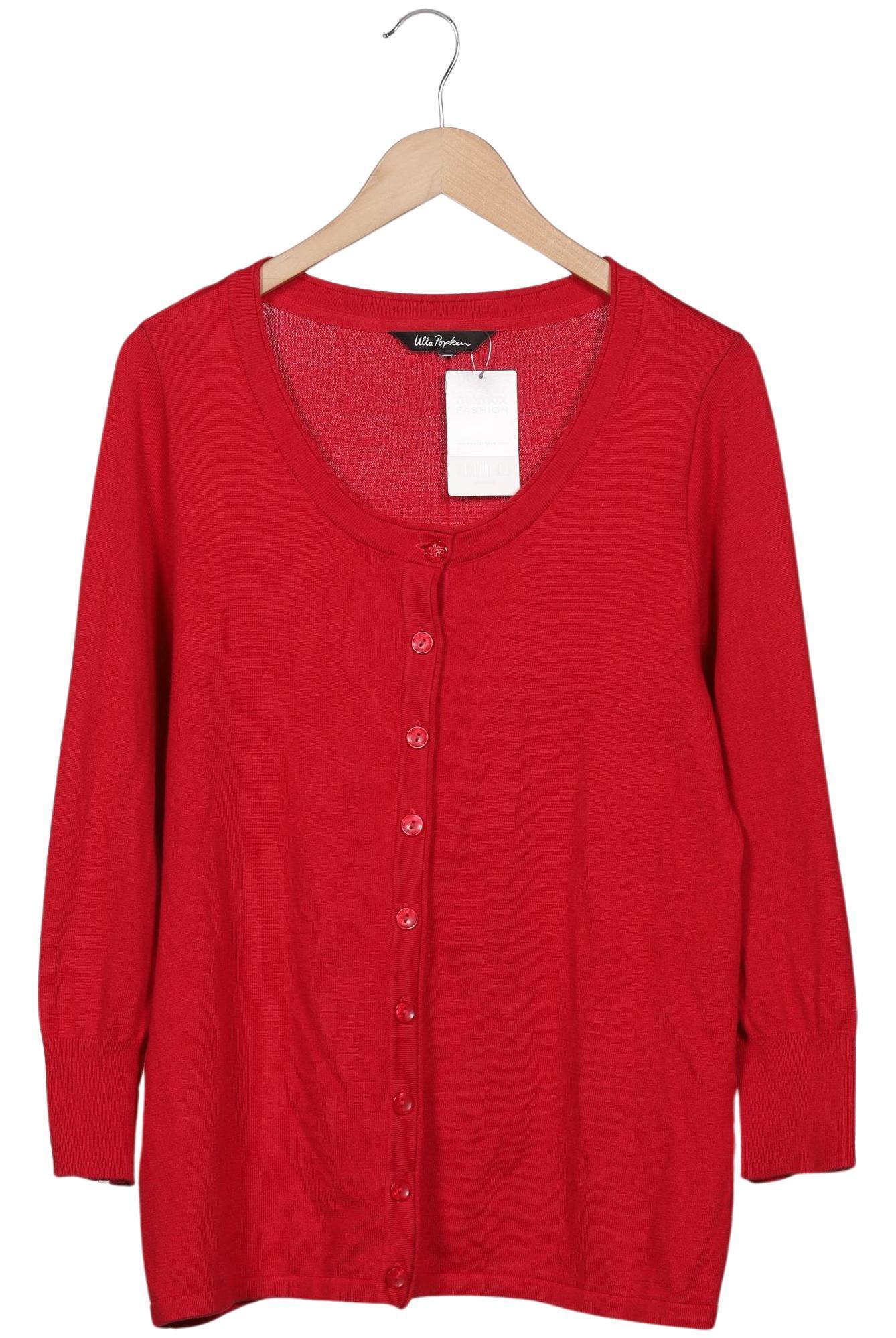 

Ulla Popken Damen Strickjacke, rot, Gr. 42
