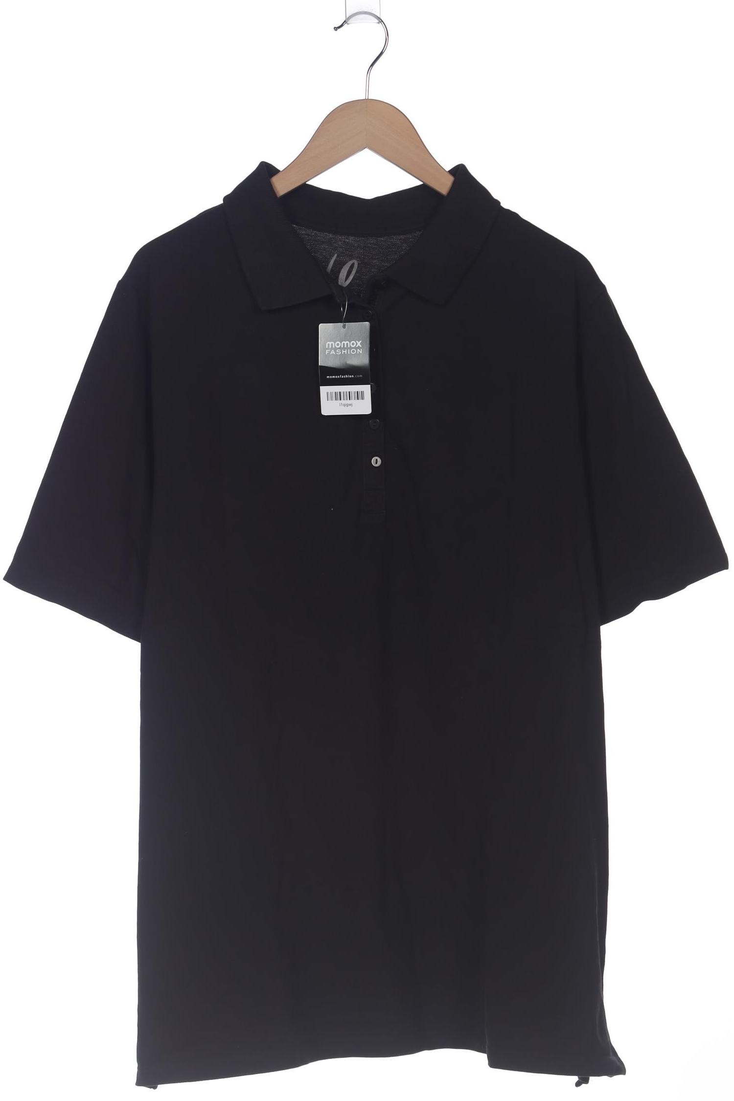 

Ulla Popken Damen Poloshirt, schwarz, Gr. 50