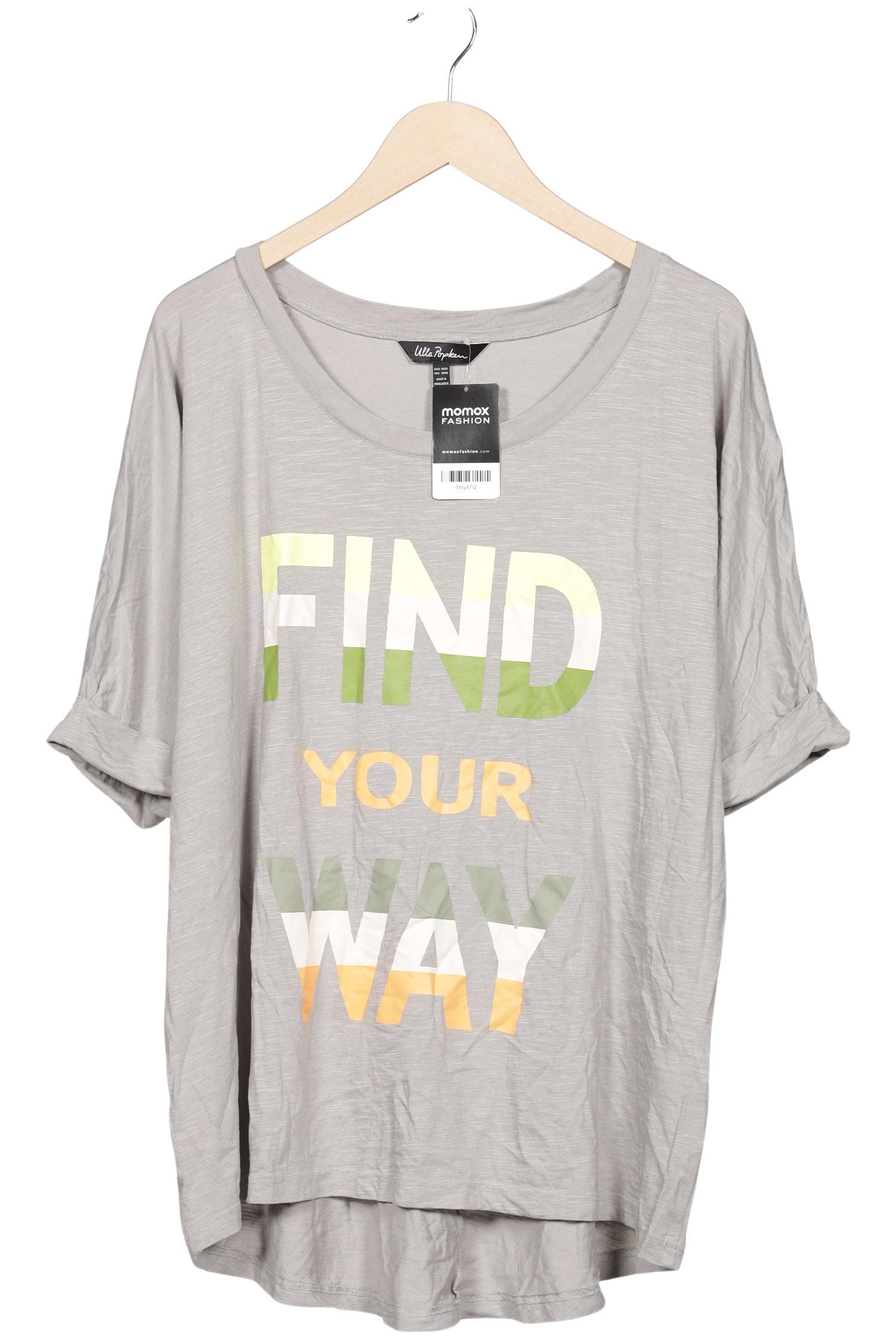 

Ulla Popken Damen T-Shirt, grau, Gr. 50