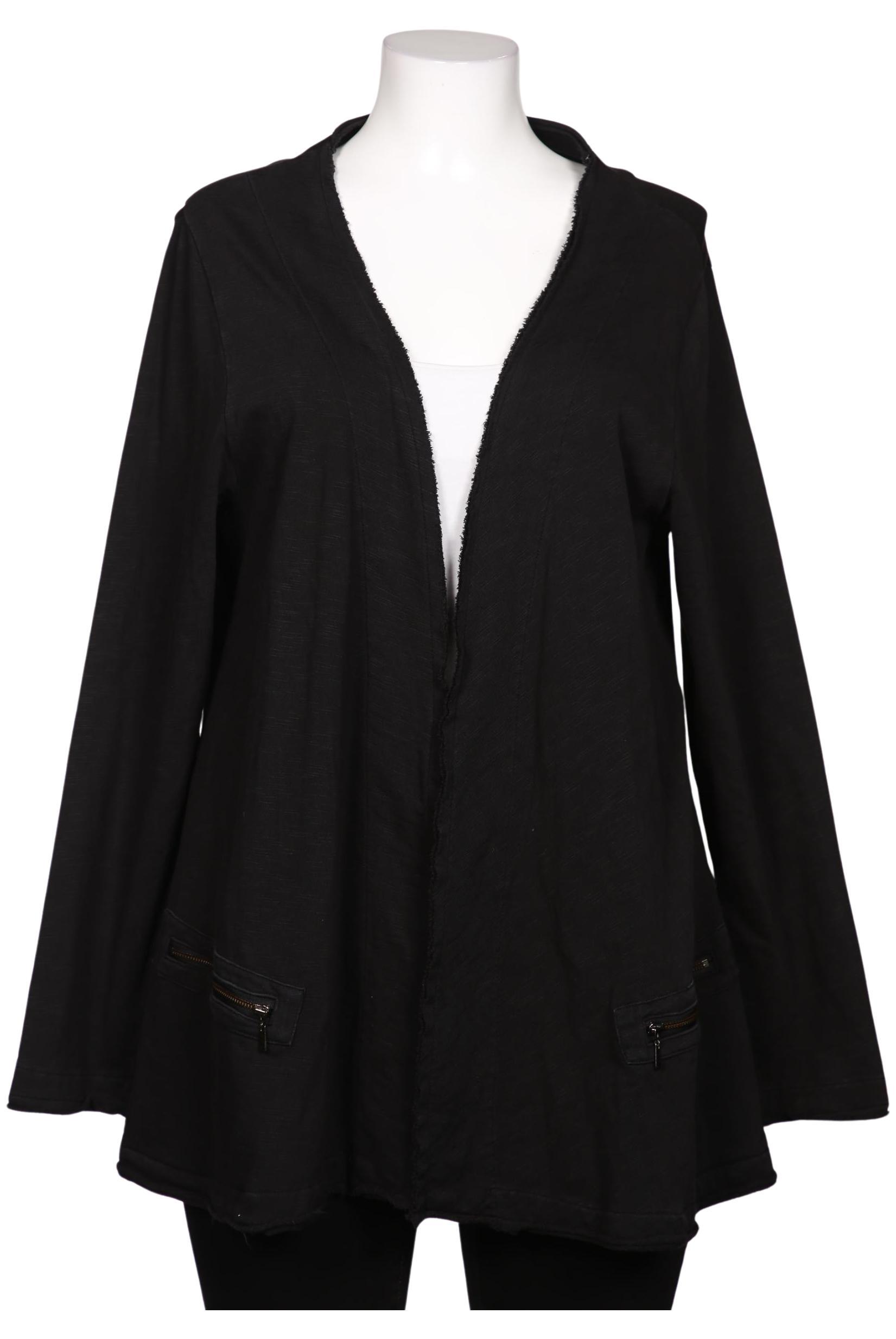 

Ulla Popken Damen Strickjacke, schwarz, Gr. 46