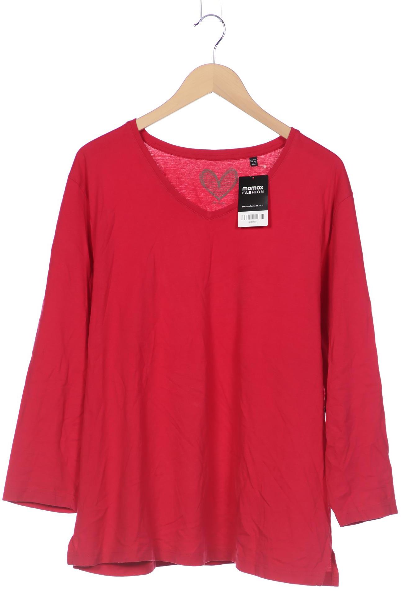 

Ulla Popken Damen Langarmshirt, pink, Gr. 46