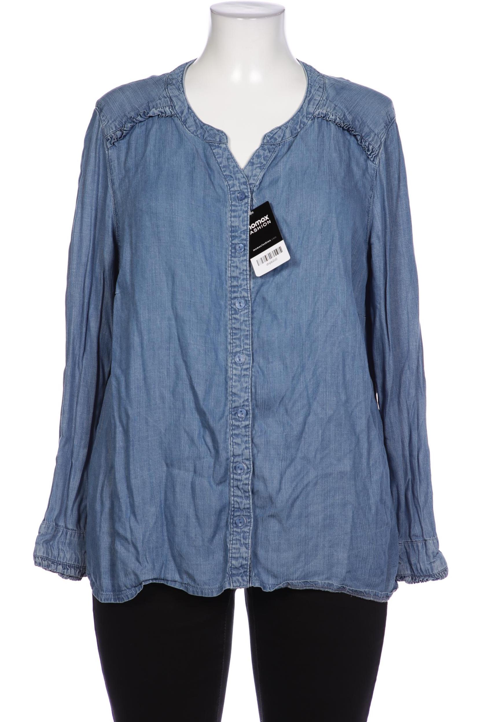 

Ulla Popken Damen Bluse, blau, Gr. 46