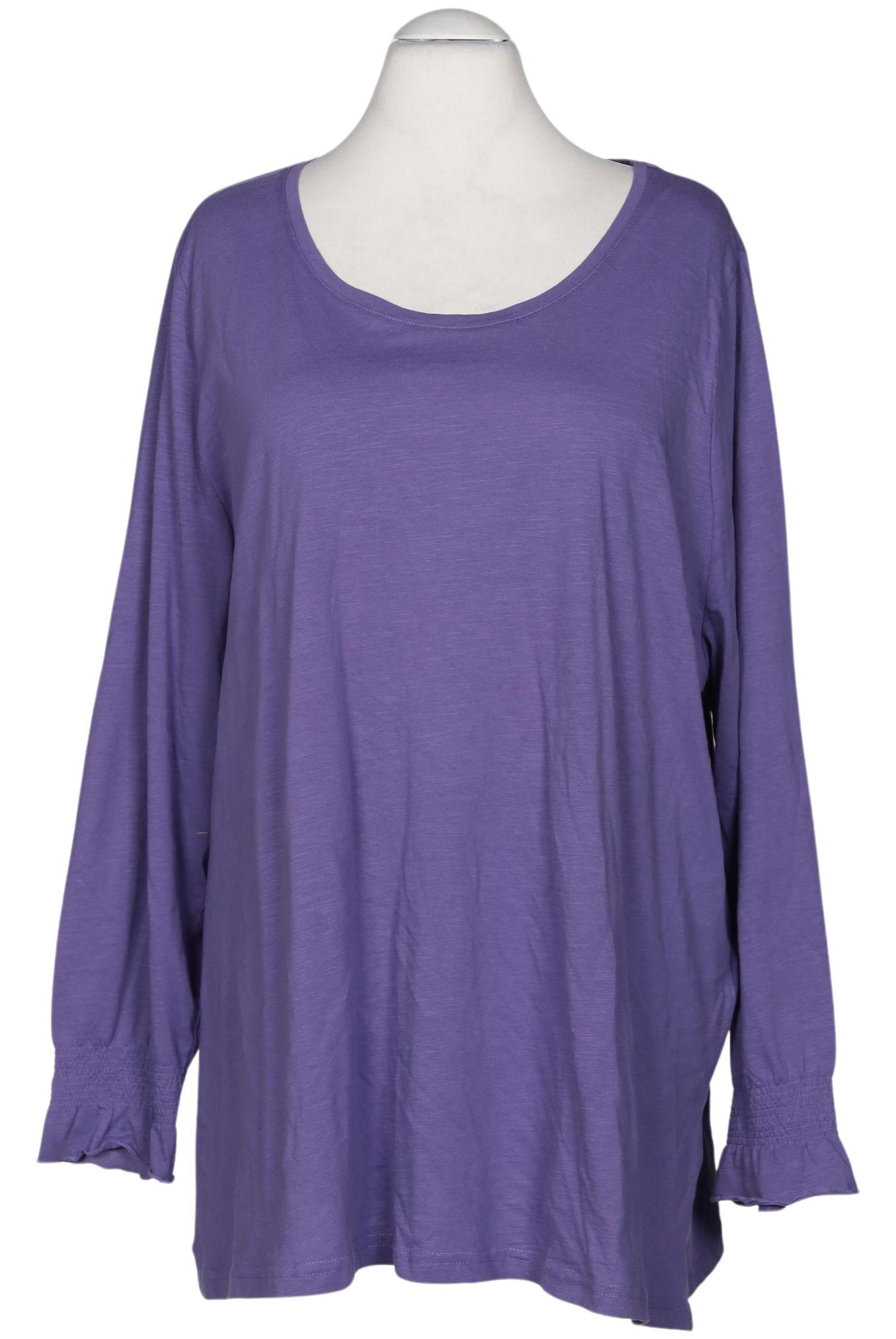 

Ulla Popken Damen Langarmshirt, flieder, Gr. 54