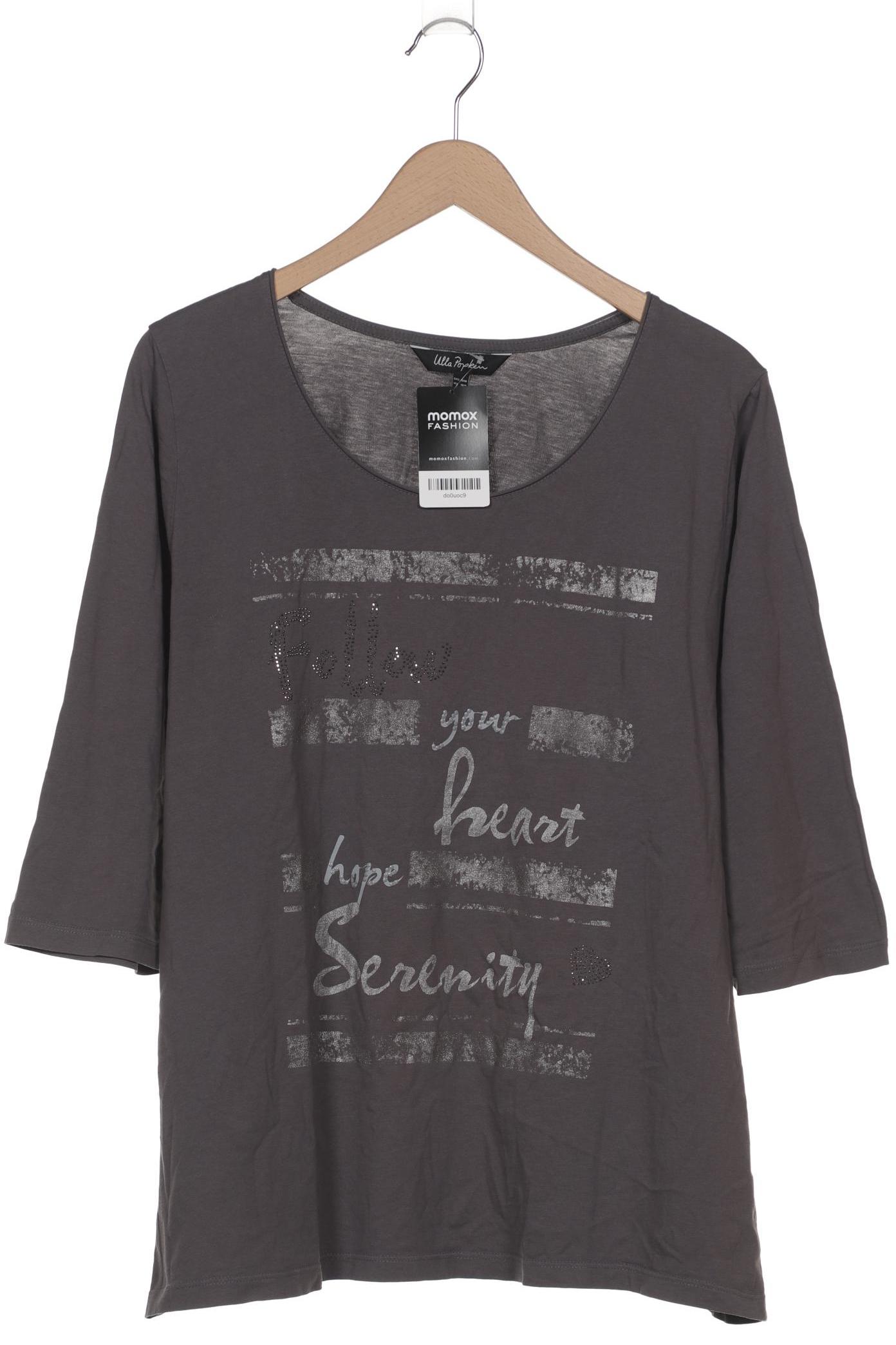 

Ulla Popken Damen T-Shirt, grau, Gr. 46