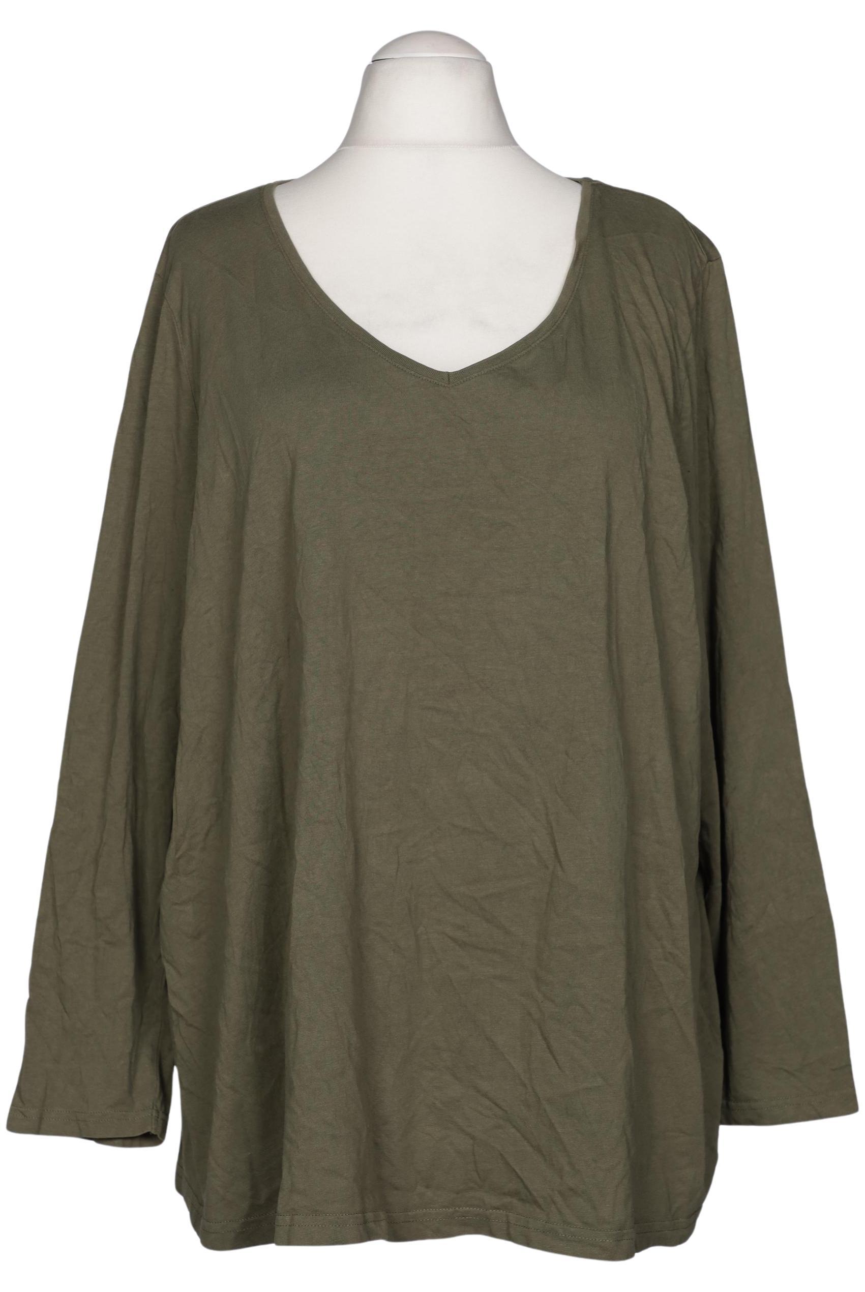 

Ulla Popken Damen Langarmshirt, grün, Gr. 54