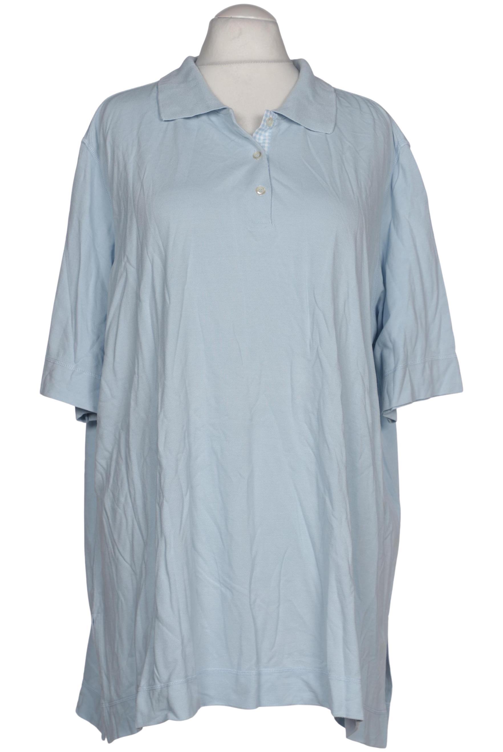 

Ulla Popken Damen Poloshirt, hellblau, Gr. 54