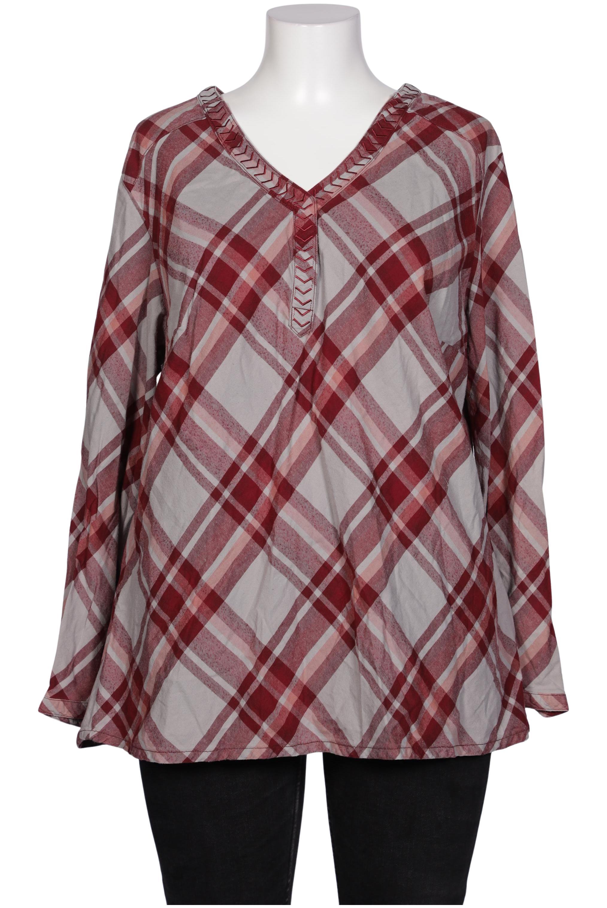 

Ulla Popken Damen Bluse, bordeaux, Gr. 46