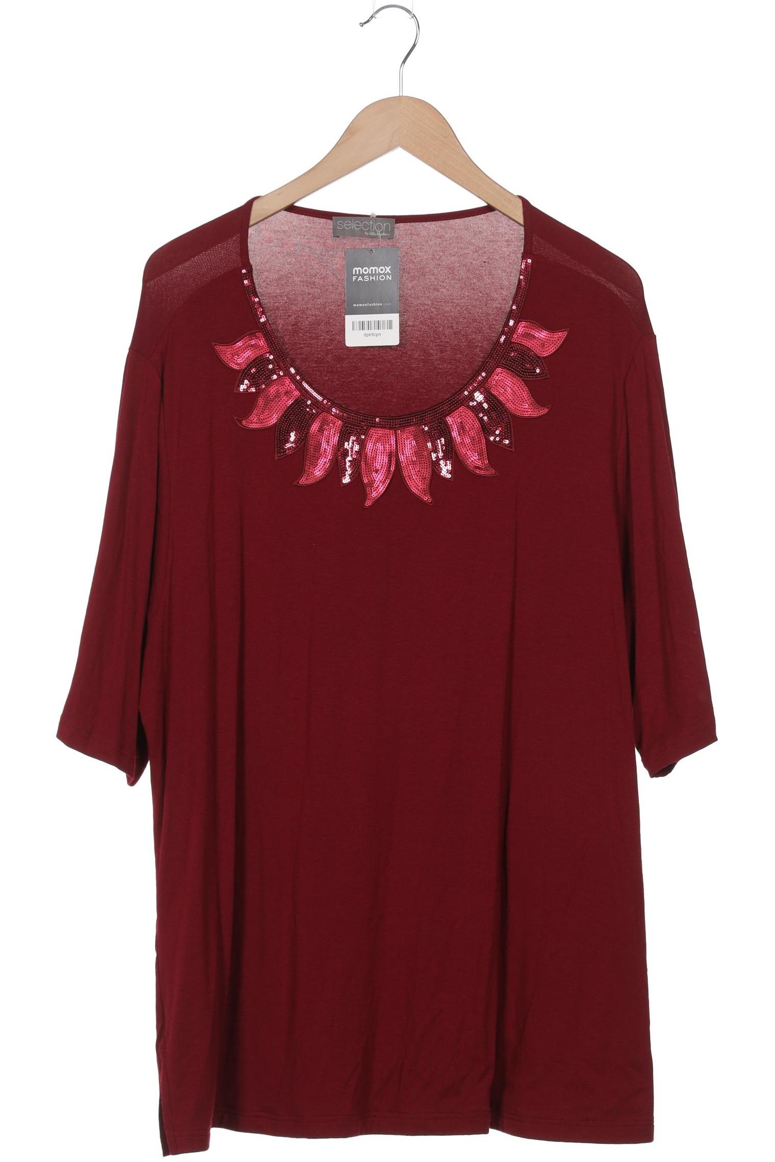 

Ulla Popken Damen T-Shirt, bordeaux, Gr. 50